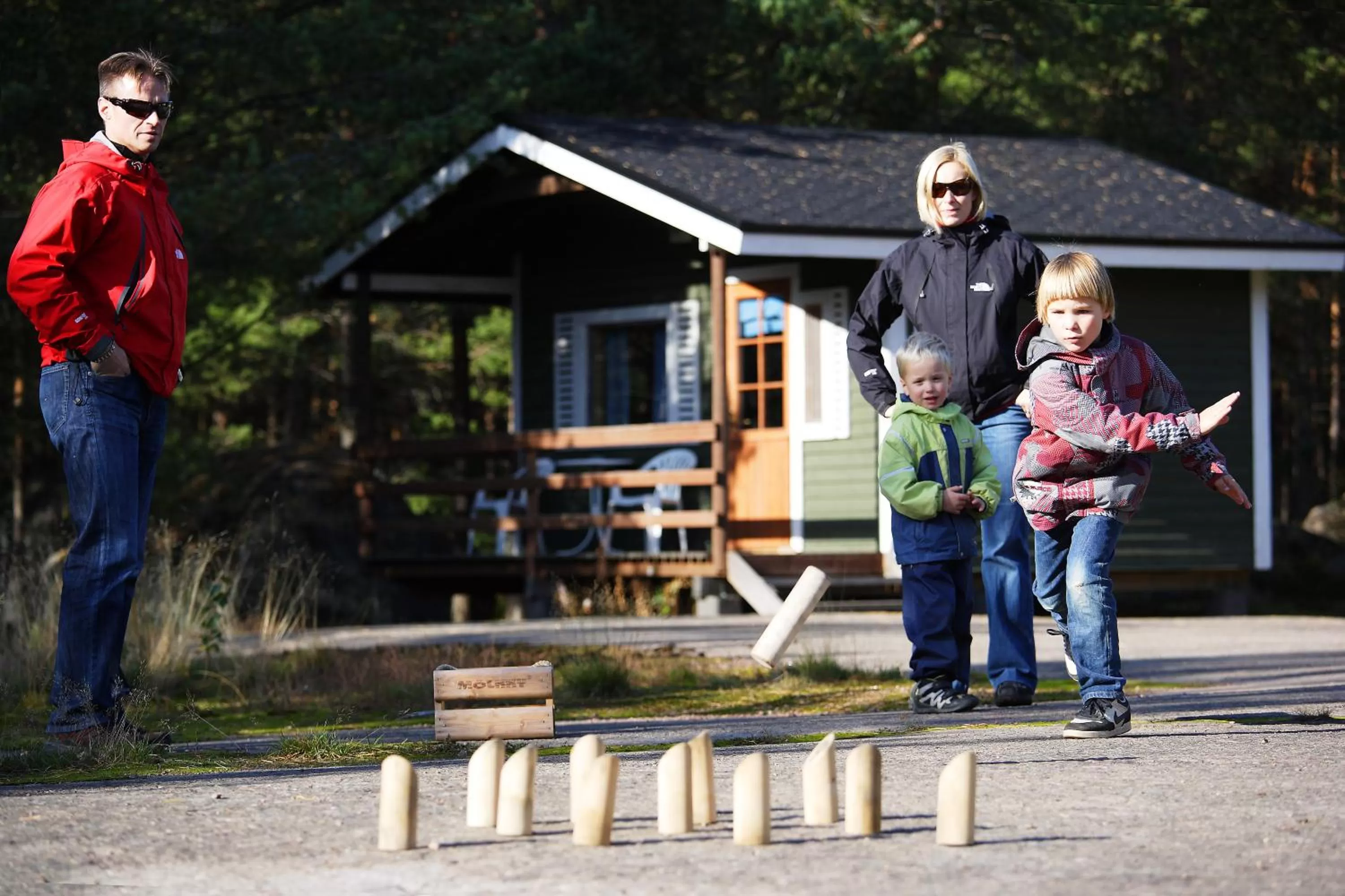 Patio in Santalahti Resort Cottages & Villas