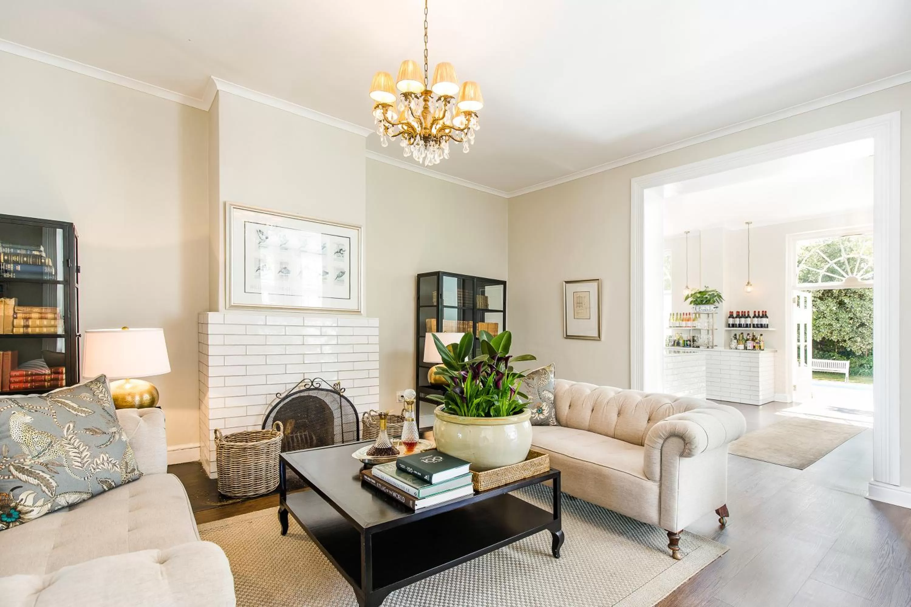 Living room in River Manor Boutique Hotel by The Living Journey Collection