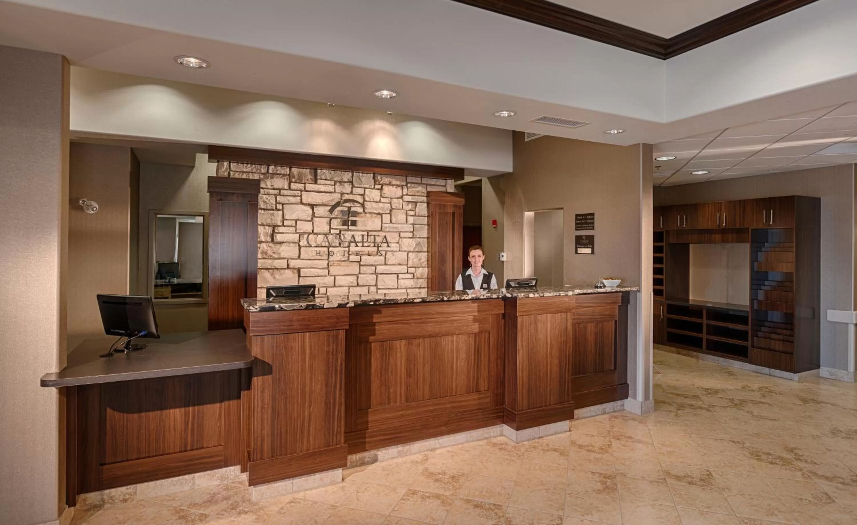 Lobby or reception in Canalta Hotel Esterhazy