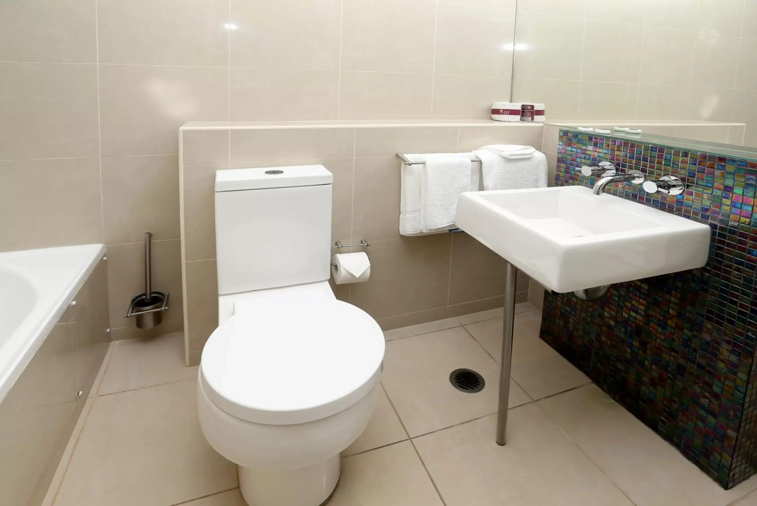 Bathroom in Sandcastle Apartments