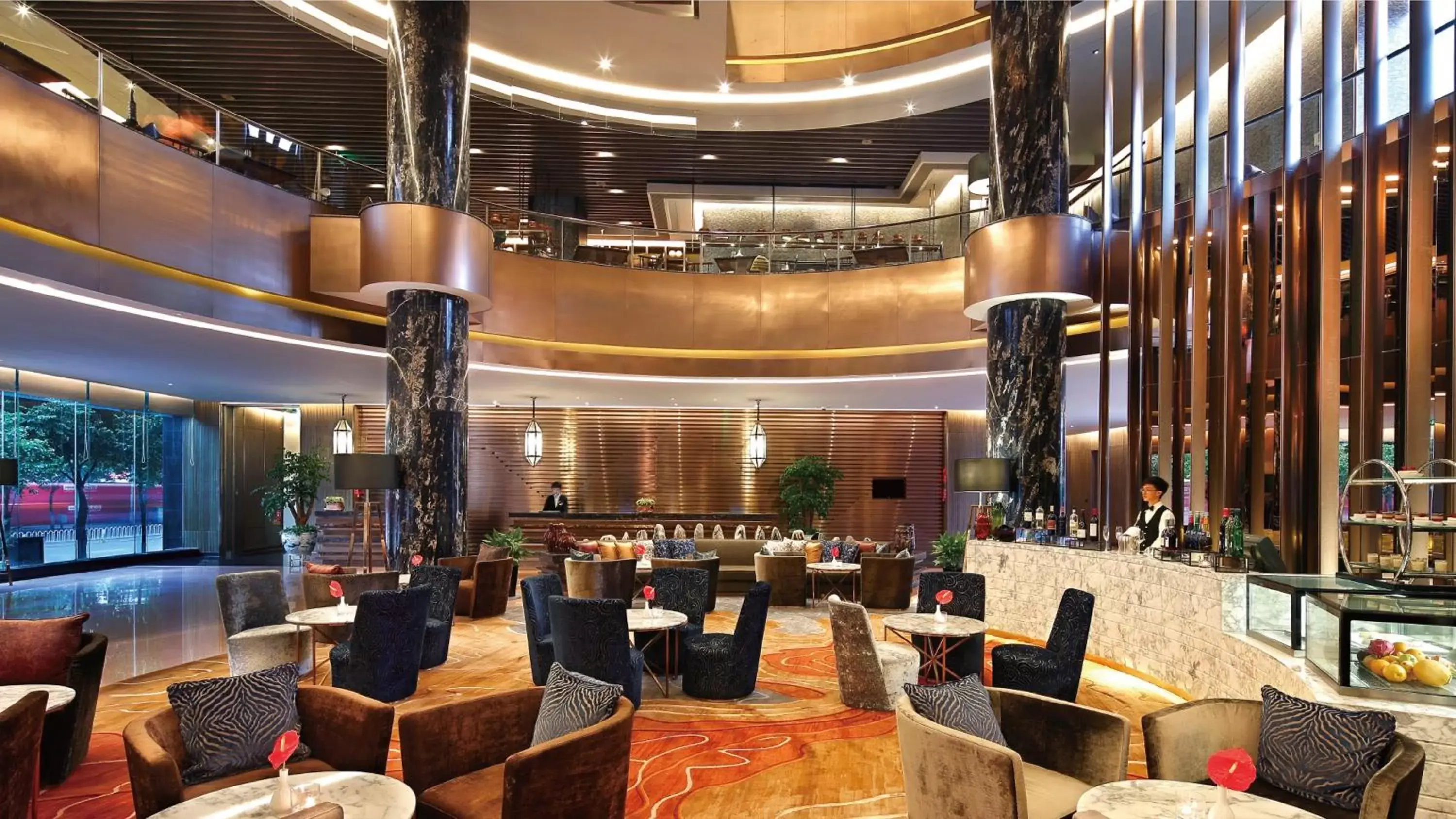 Lounge or bar, Restaurant/Places to Eat in Crowne Plaza Kunming City Centre, an IHG Hotel