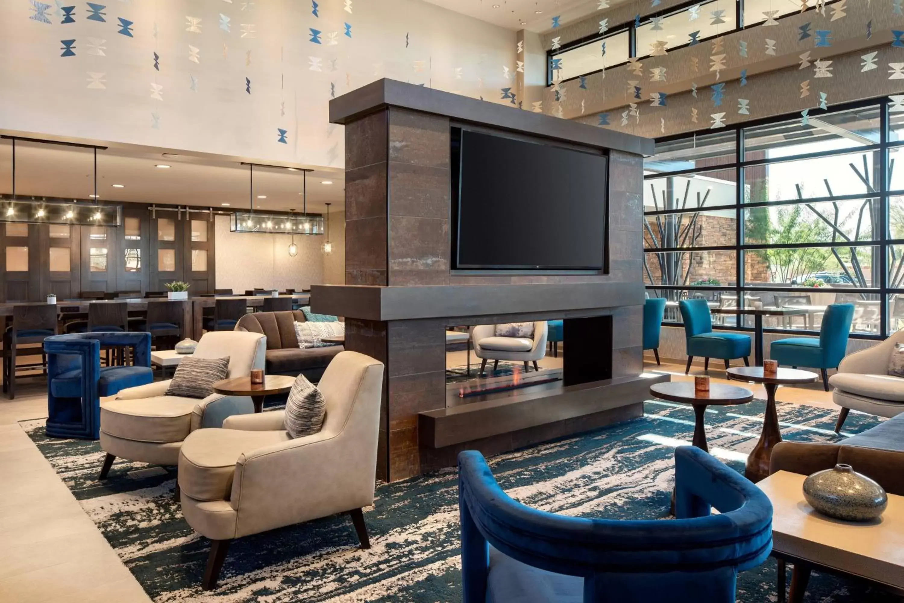 Lobby or reception, Lounge/Bar in Residence Inn by Marriott Scottsdale Salt River