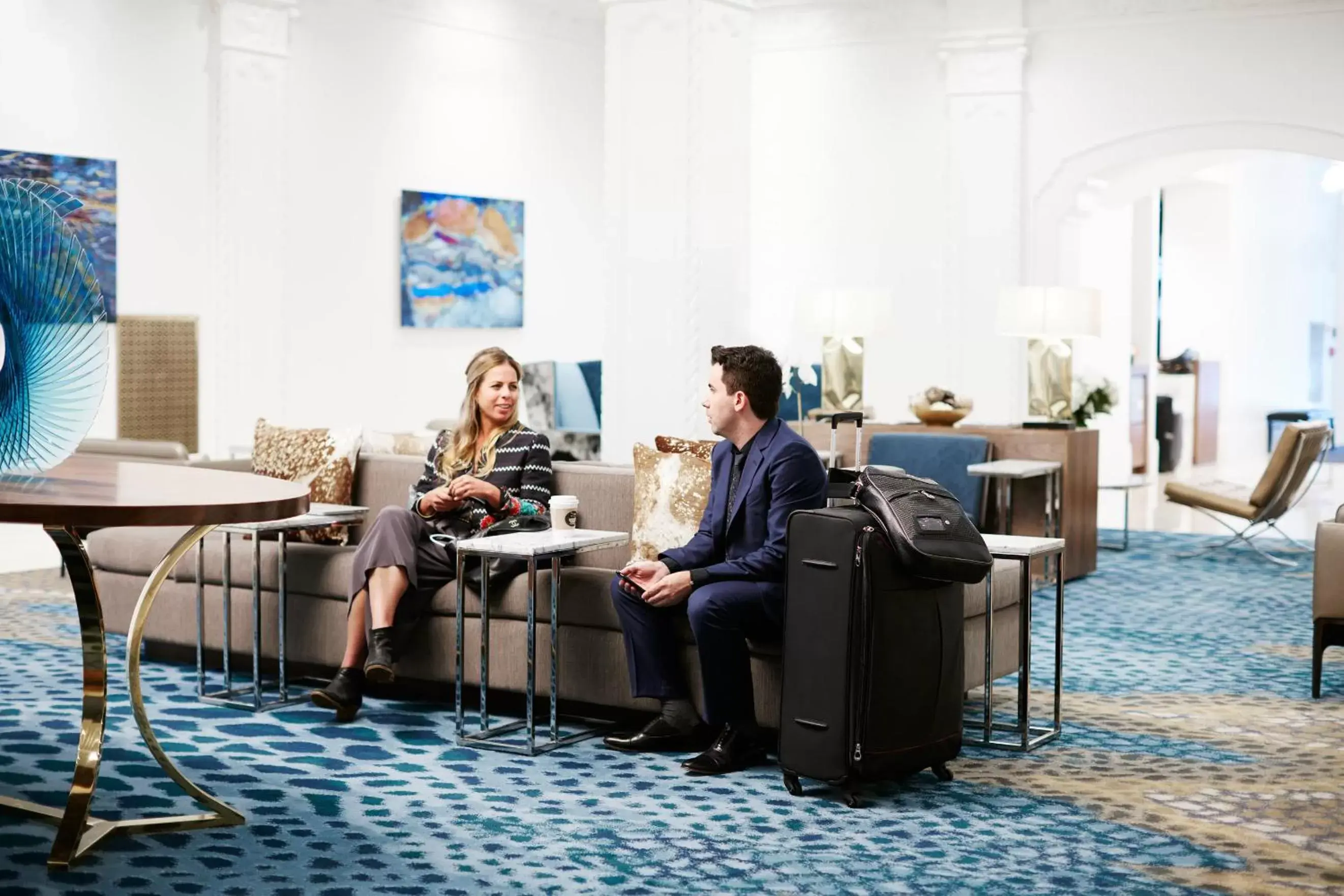 Lobby or reception in Club Quarters Hotel Downton, Houston