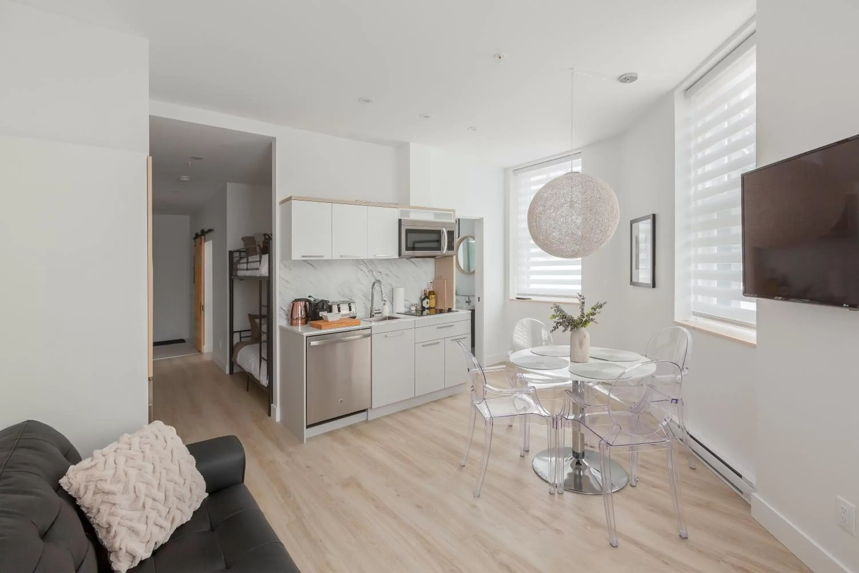 Kitchen/Kitchenette in Les Lofts Ste-Anne