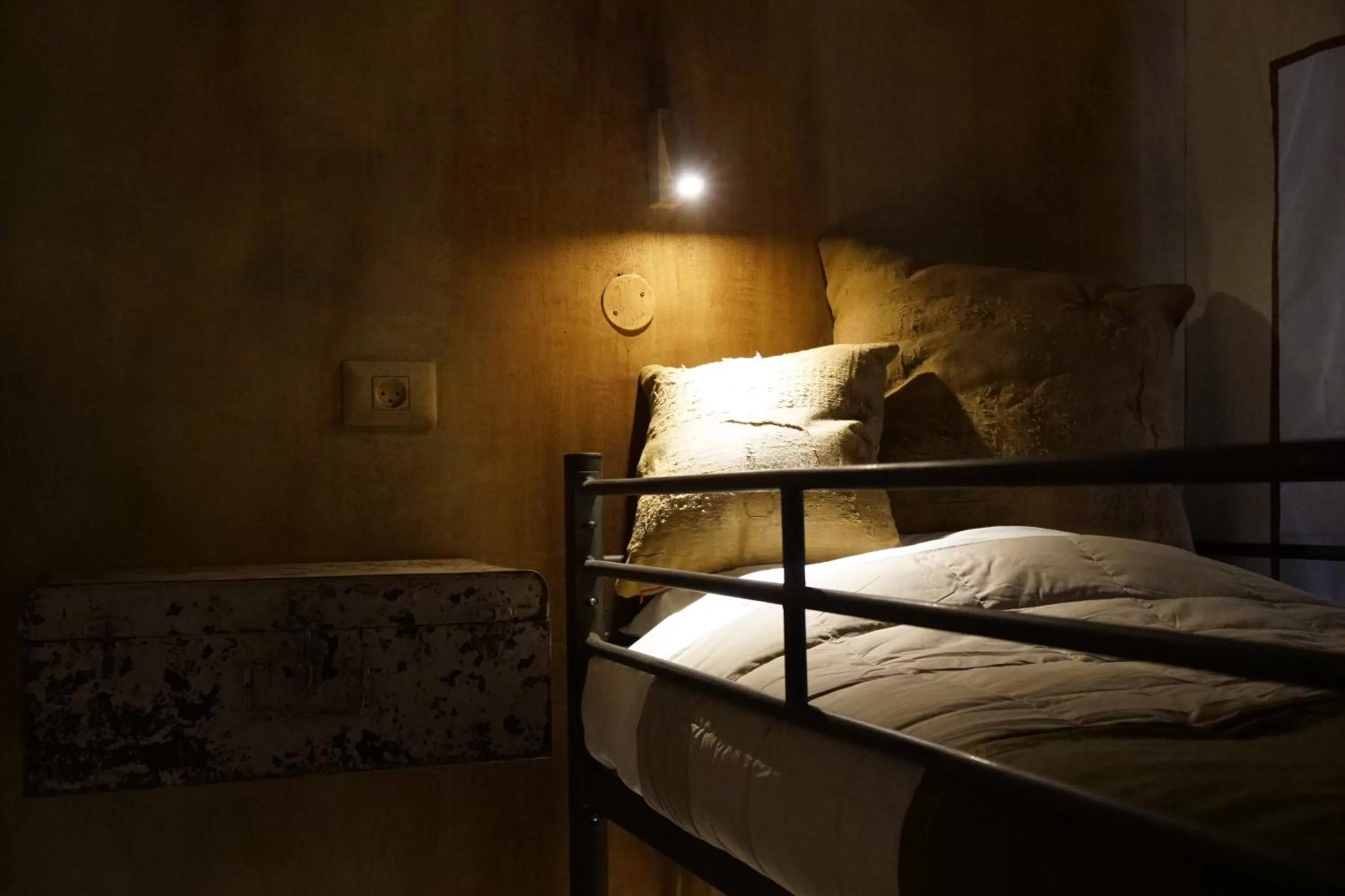 Bedroom, Bed in The Walled Off Hotel