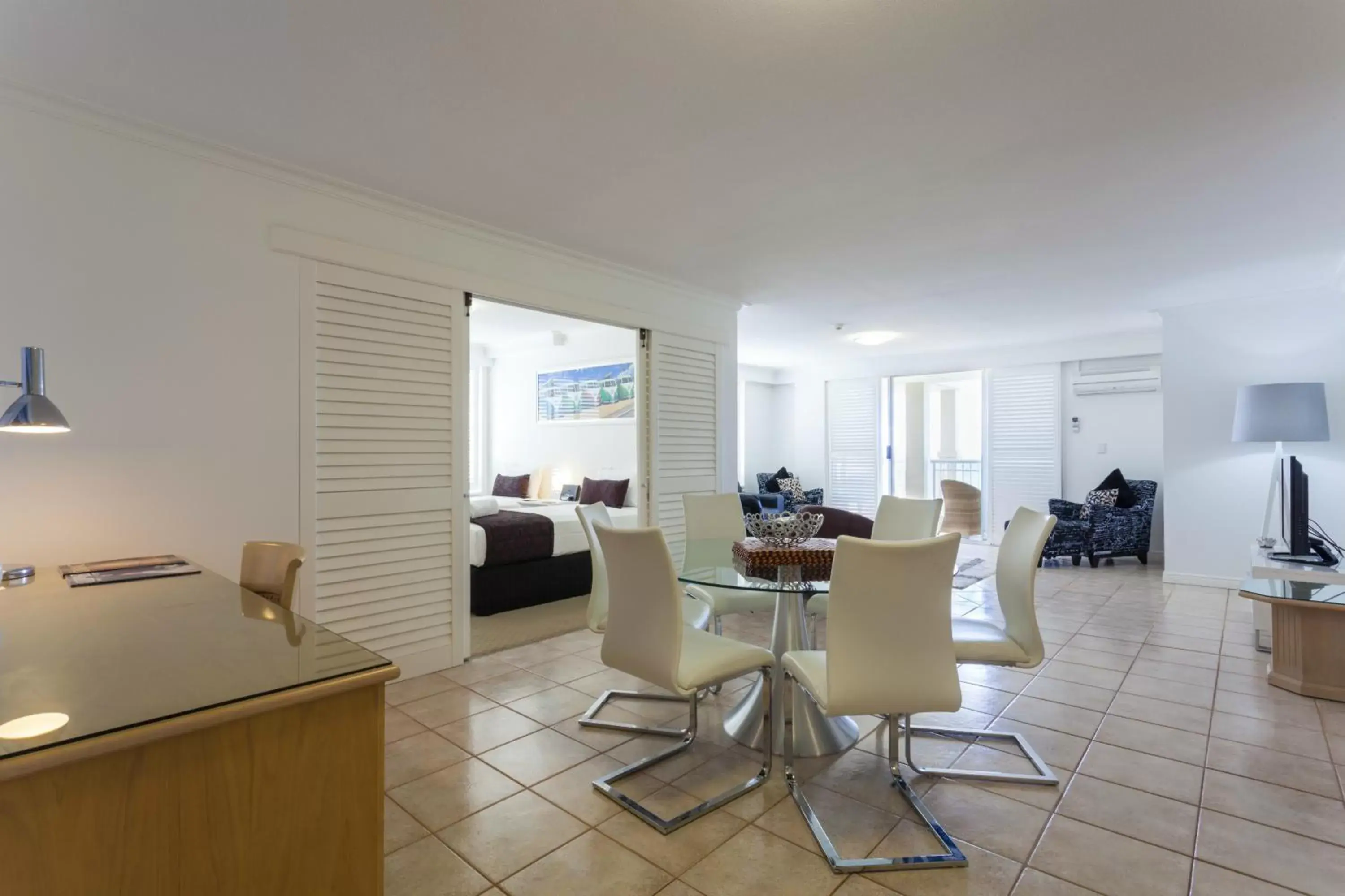 Living room, Dining Area in La Grande Apartments