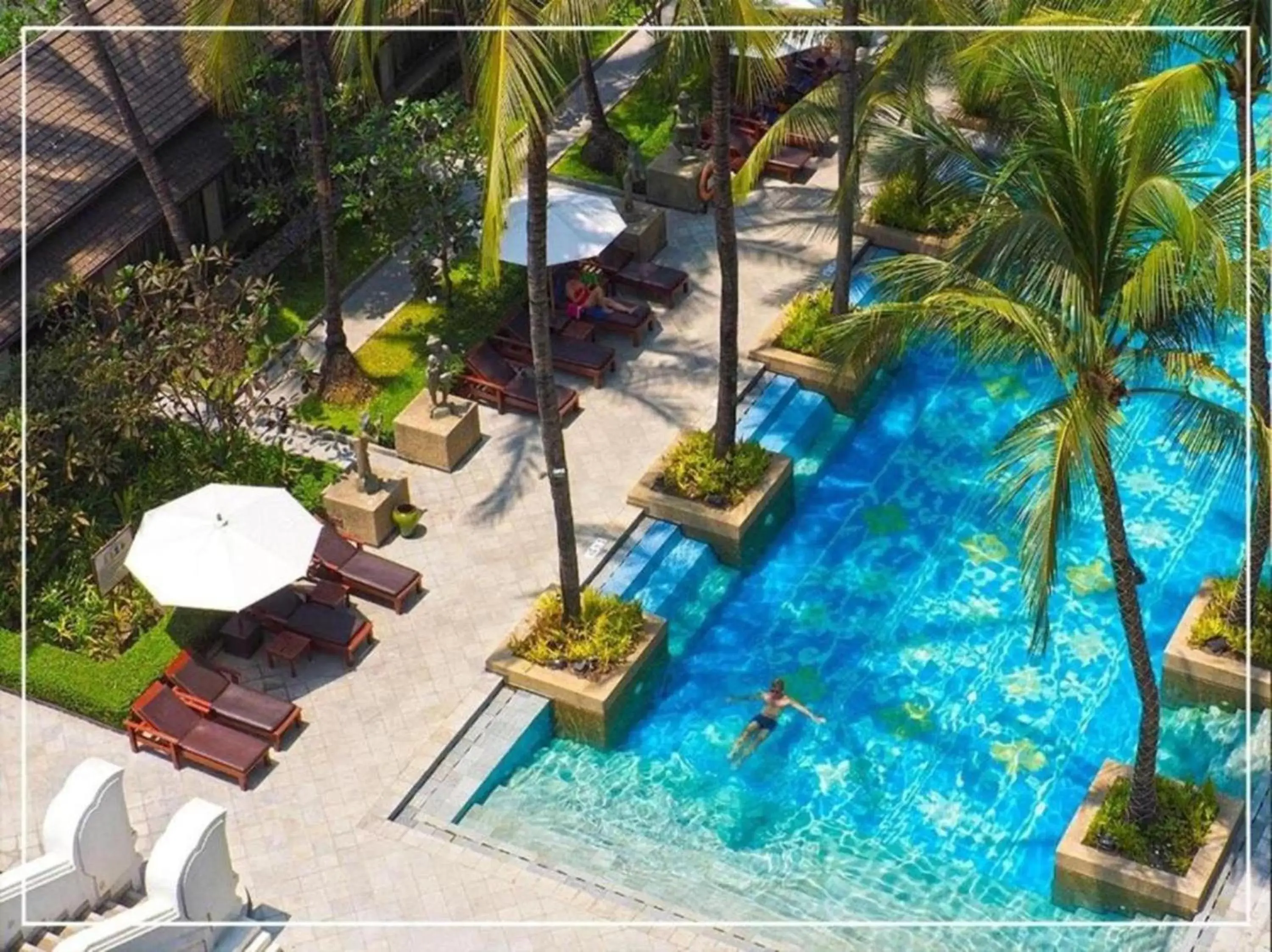 Garden, Pool View in Chatrium Hotel Royal Lake Yangon