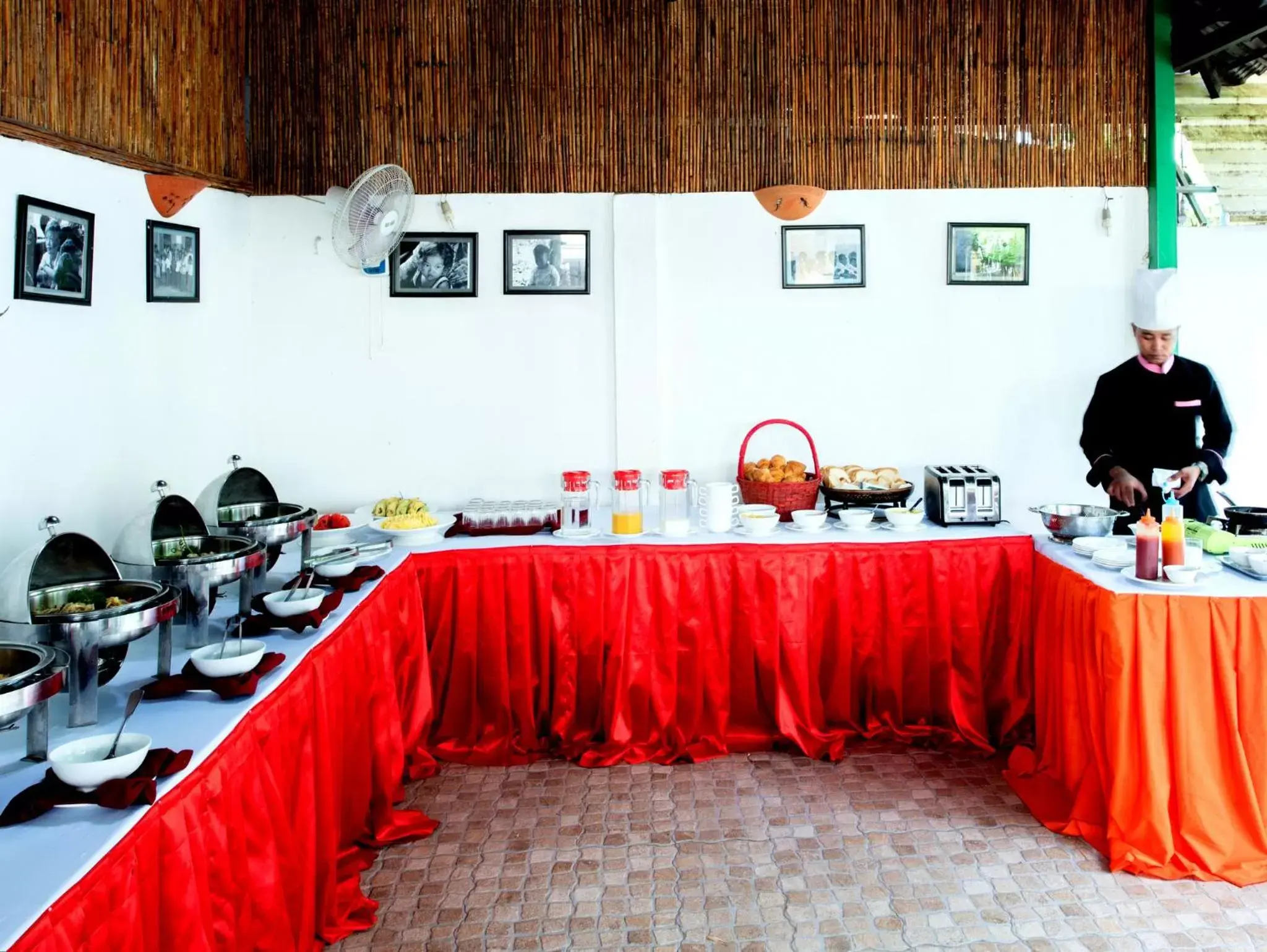 Buffet breakfast in Residence Wat Damnak