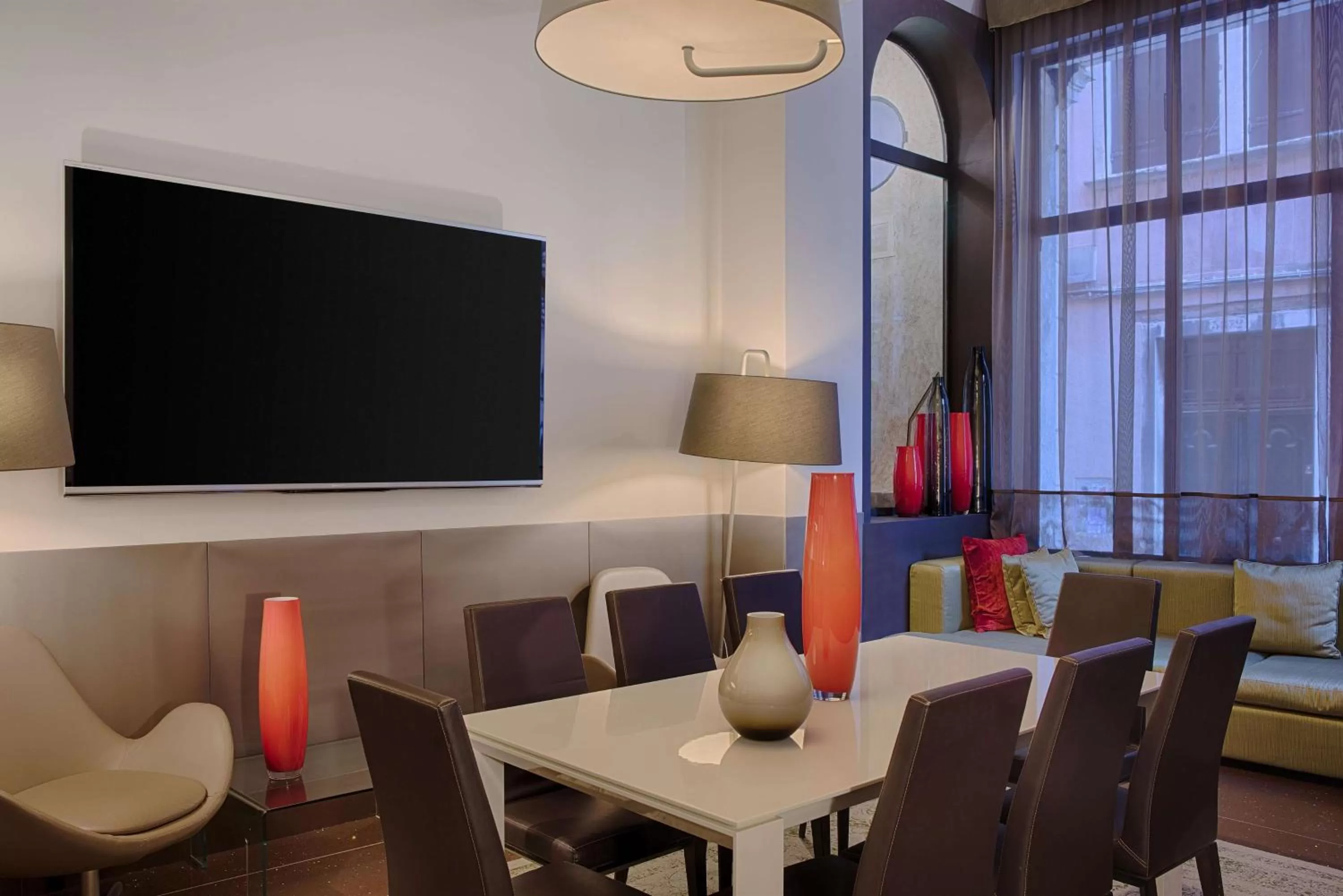 Lounge or bar in Palazzo Barocci