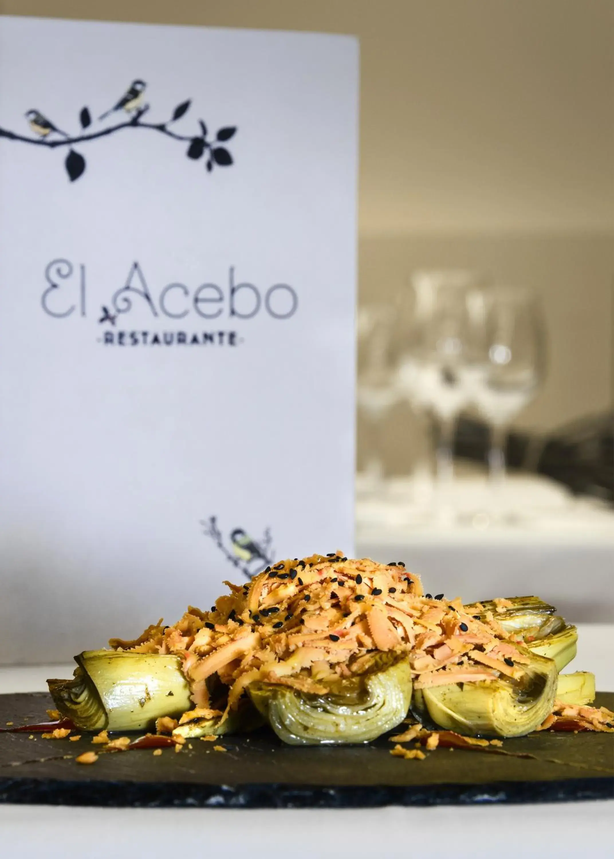 Food close-up in Hotel El Acebo