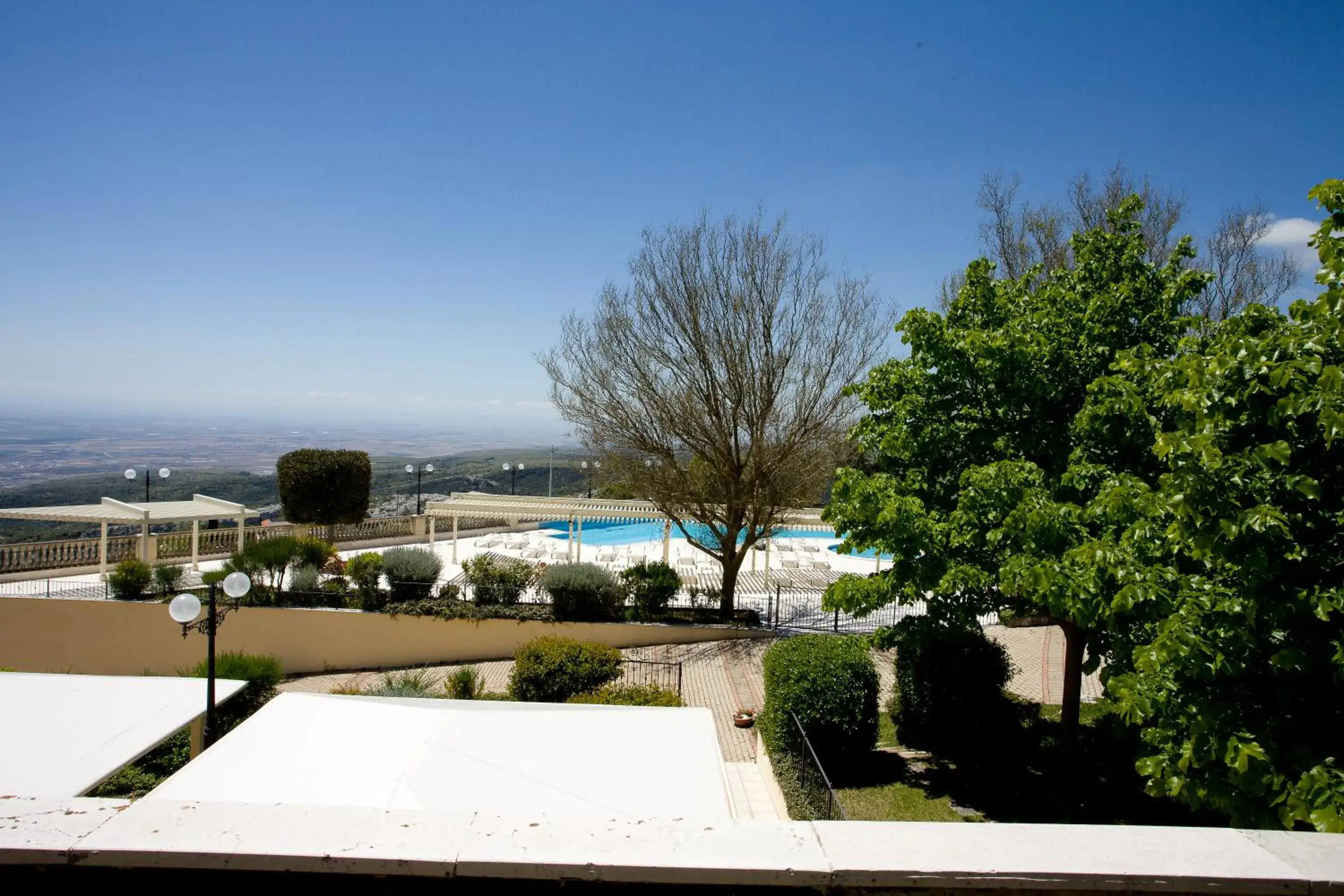 View (from property/room), Pool View in Palace Hotel San Michele