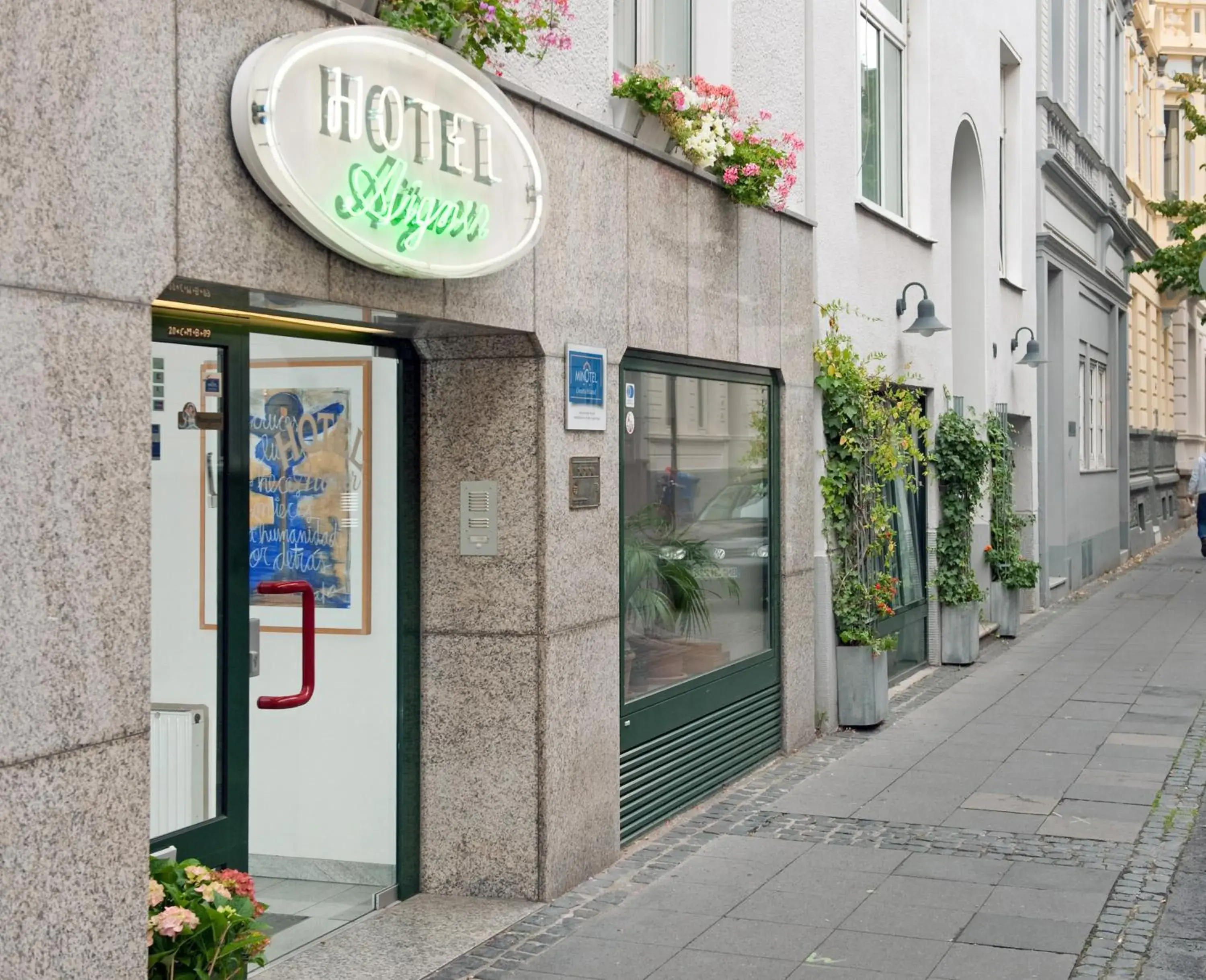 Facade/entrance in Hotel Aigner