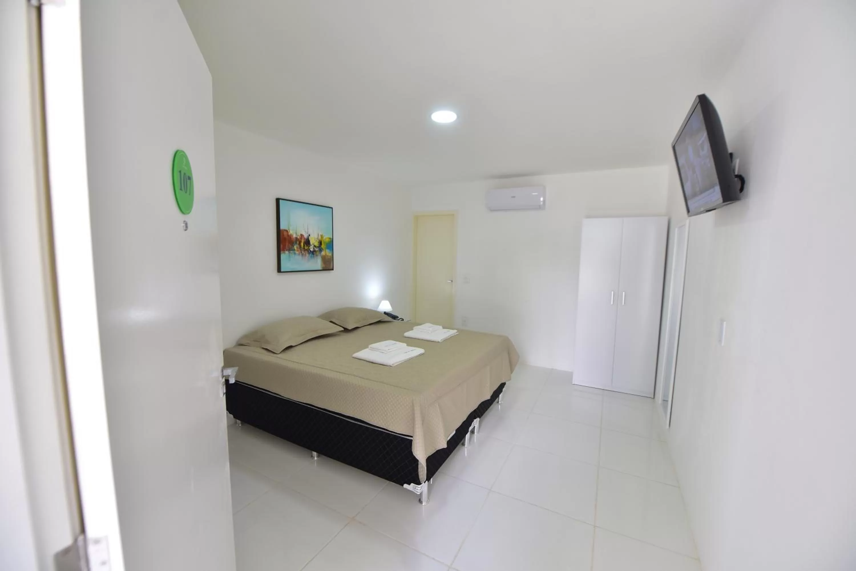 Bed in LIVE IN FORTALEZA HOTEL