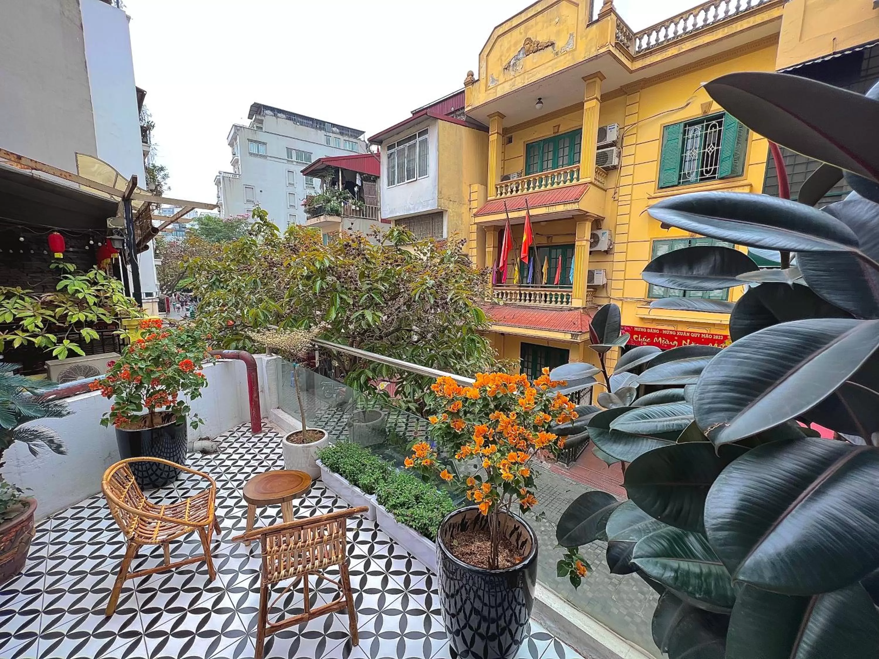 Balcony/Terrace in Hanoi Memory Legends Hotel