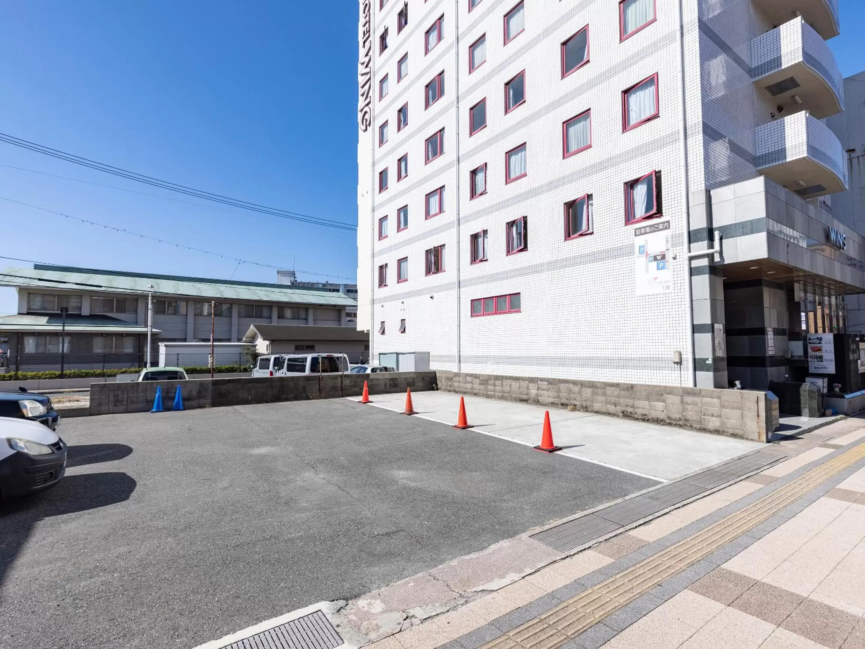 Parking, Property Building in Hotel Wing International Shimonoseki