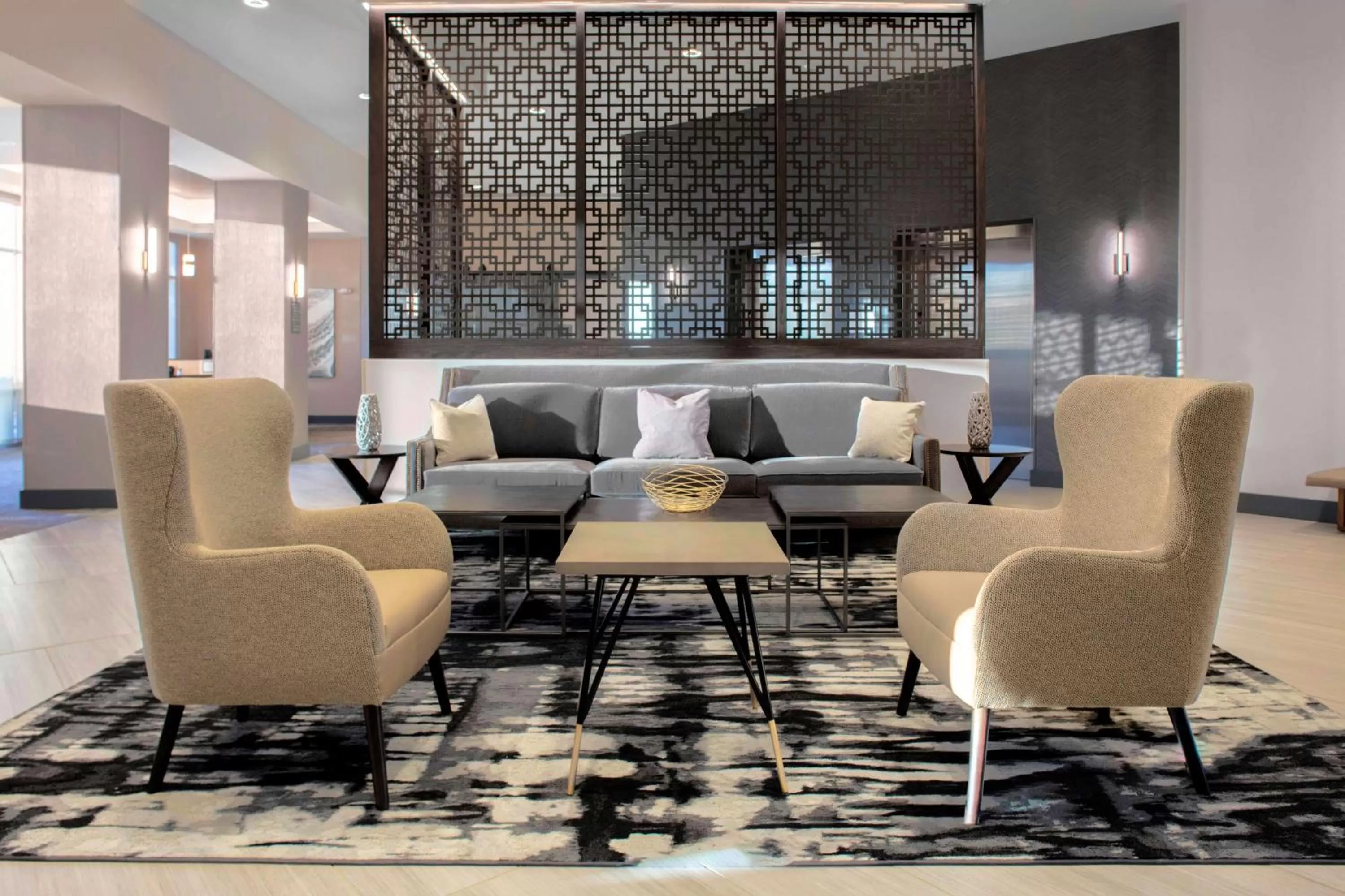 Lobby or reception in Hyatt House Charlotte Rea Farms