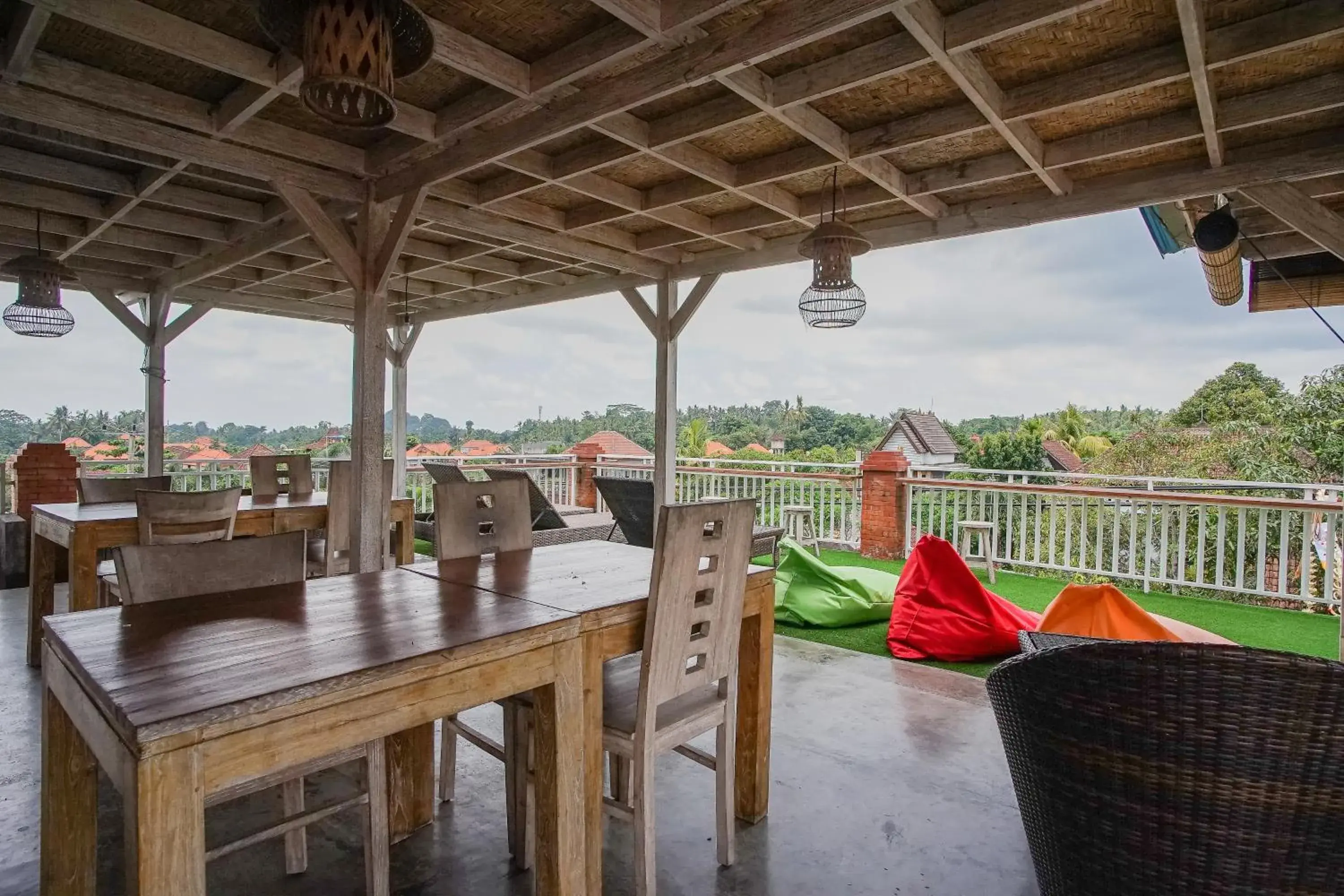 Patio in Kememai Hostel