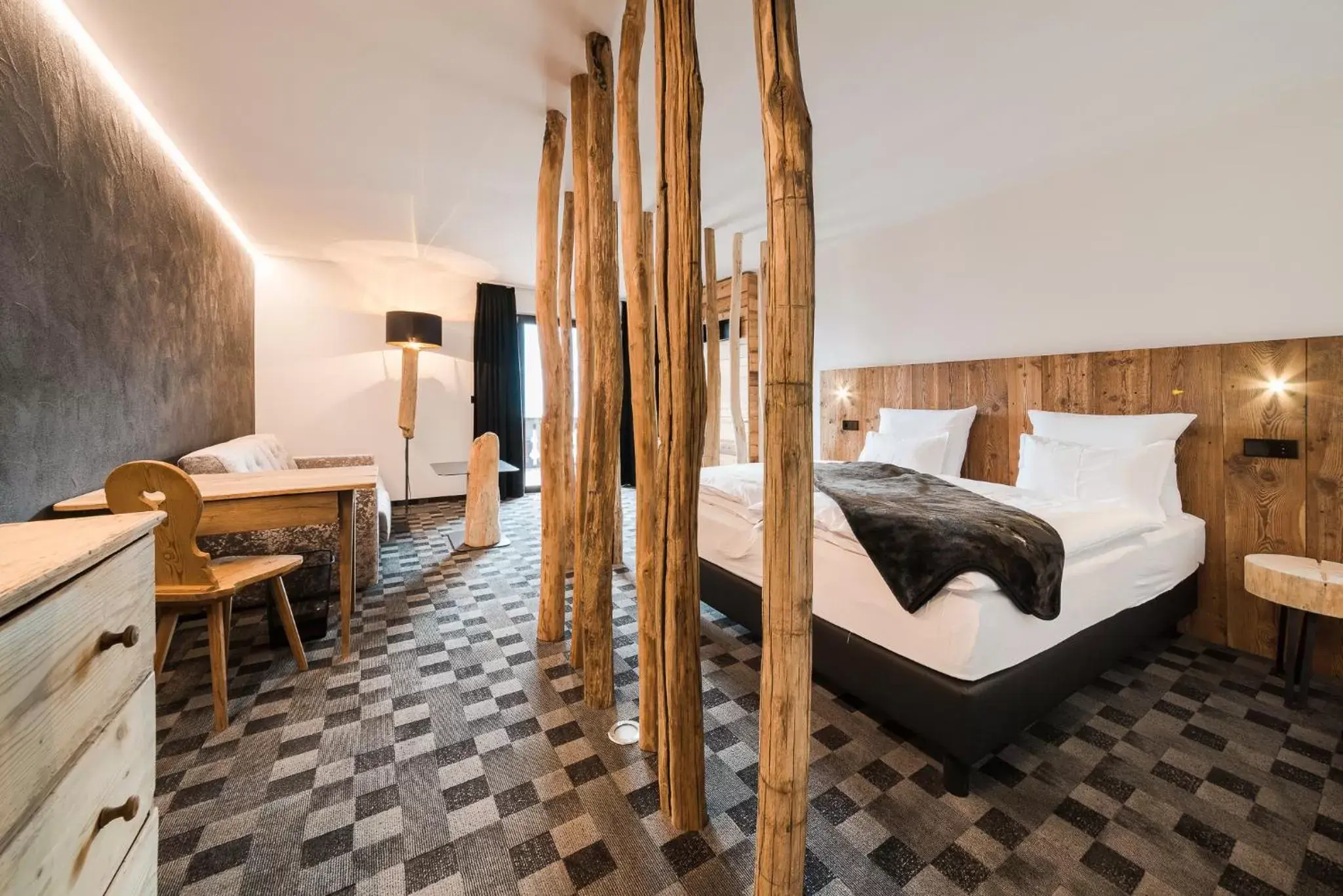 Double Room with Balcony in Garni Hotel Katzenthalerhof Double Room with Balcony in Garni Hotel Katzenthalerhof