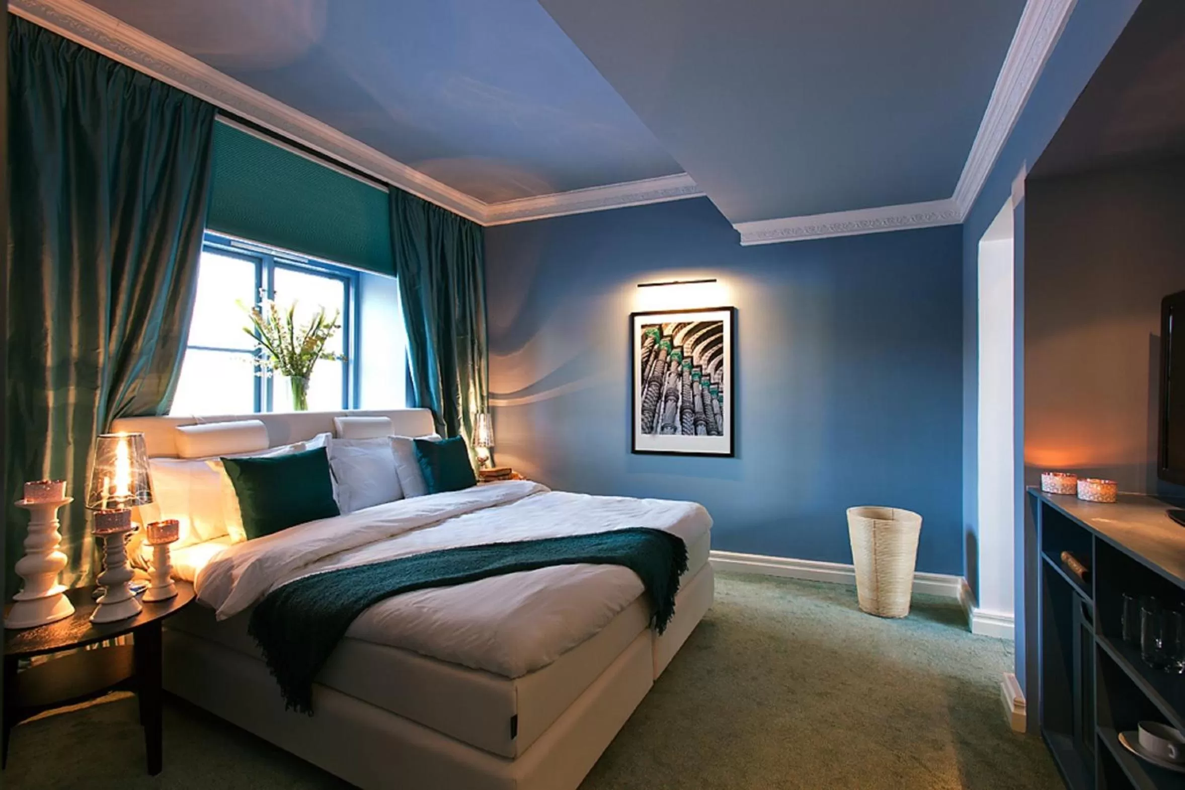 Photo of the whole room, Bed in Hesselby Slott