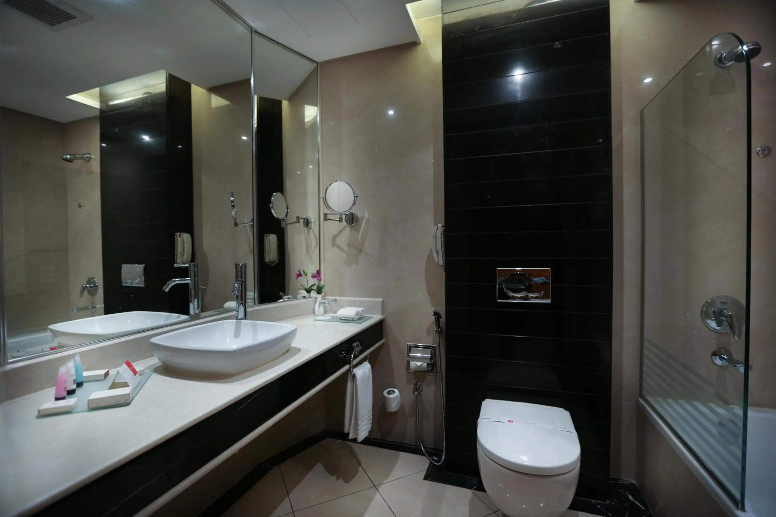 Toilet in Eastyard Khobar Hotel - Formerly Ramada by Wyndham Khobar
