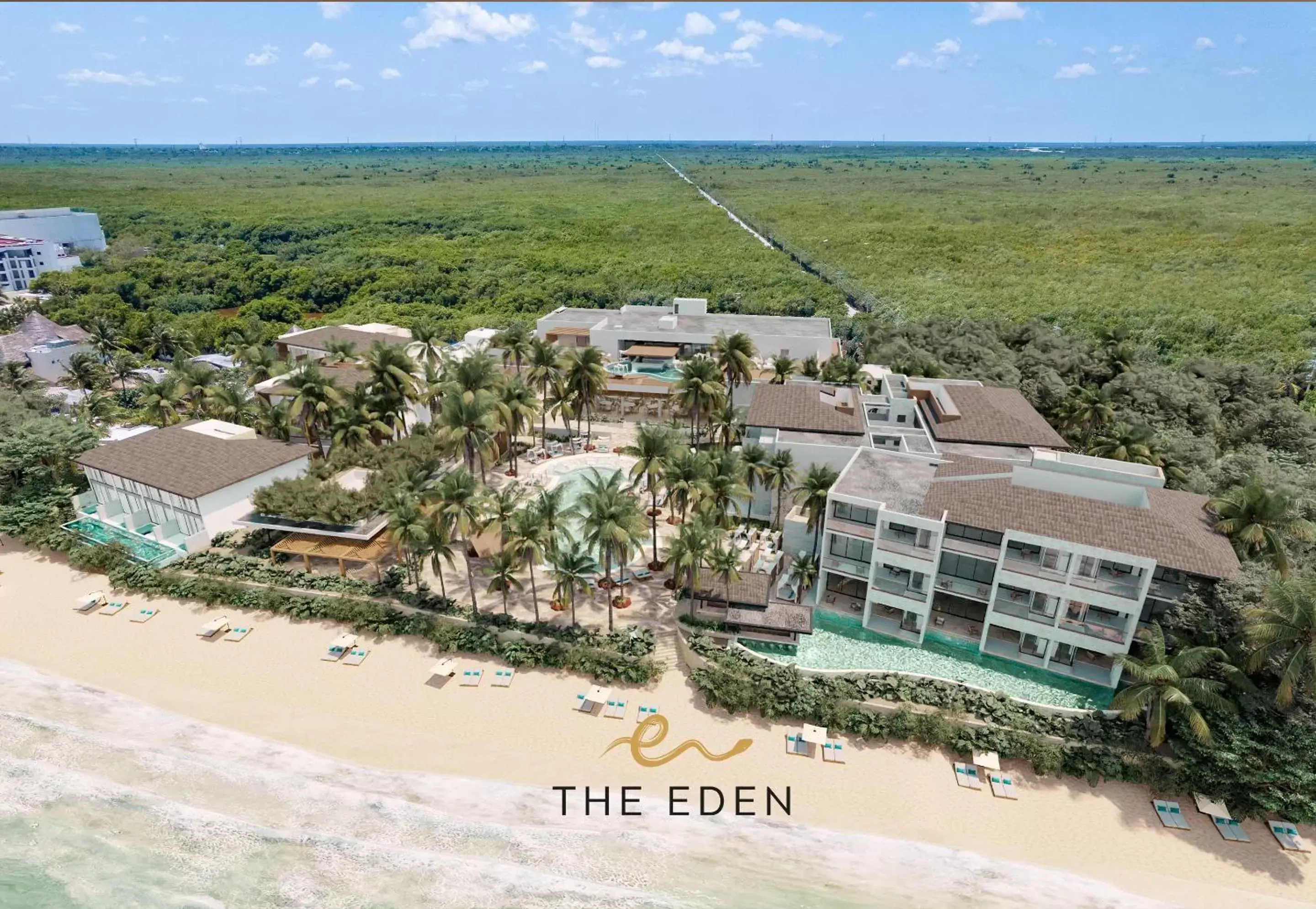 Area and facilities, Bird's-eye View in Desire Riviera Maya Resort