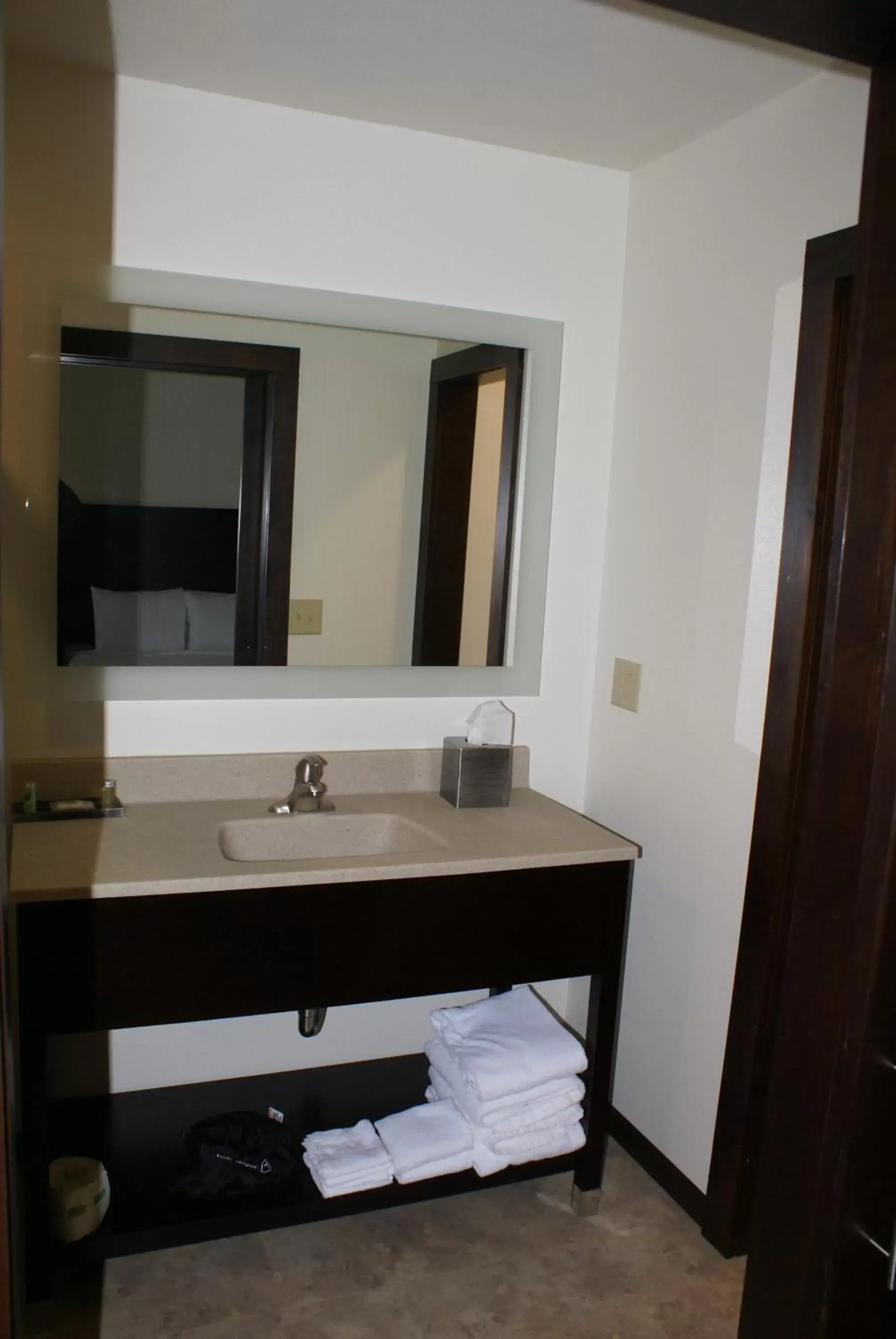 Bathroom in Boarders Inn & Suites by Cobblestone Hotels - Syracuse