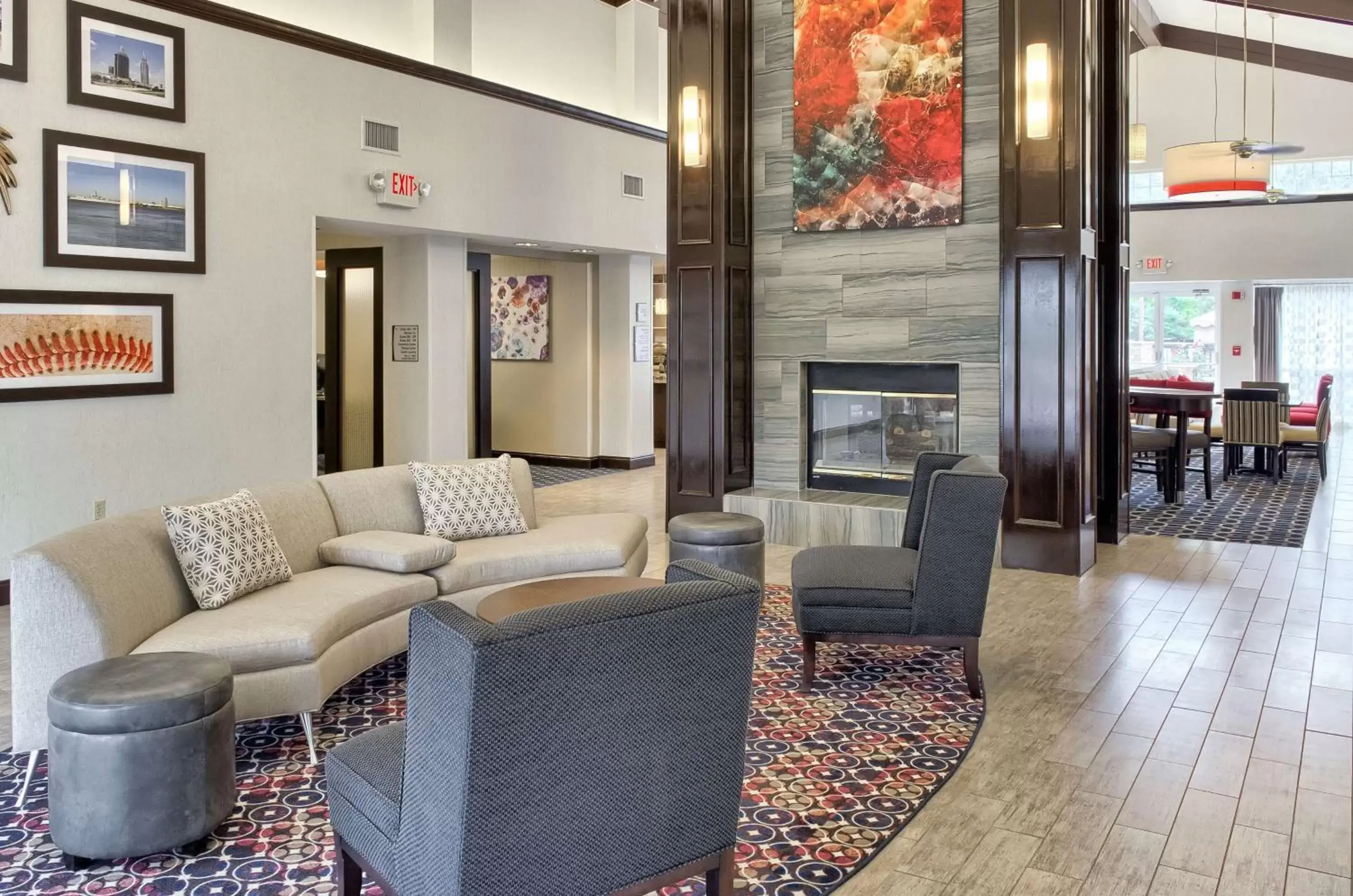 Lobby or reception in Homewood Suites by Hilton Mobile