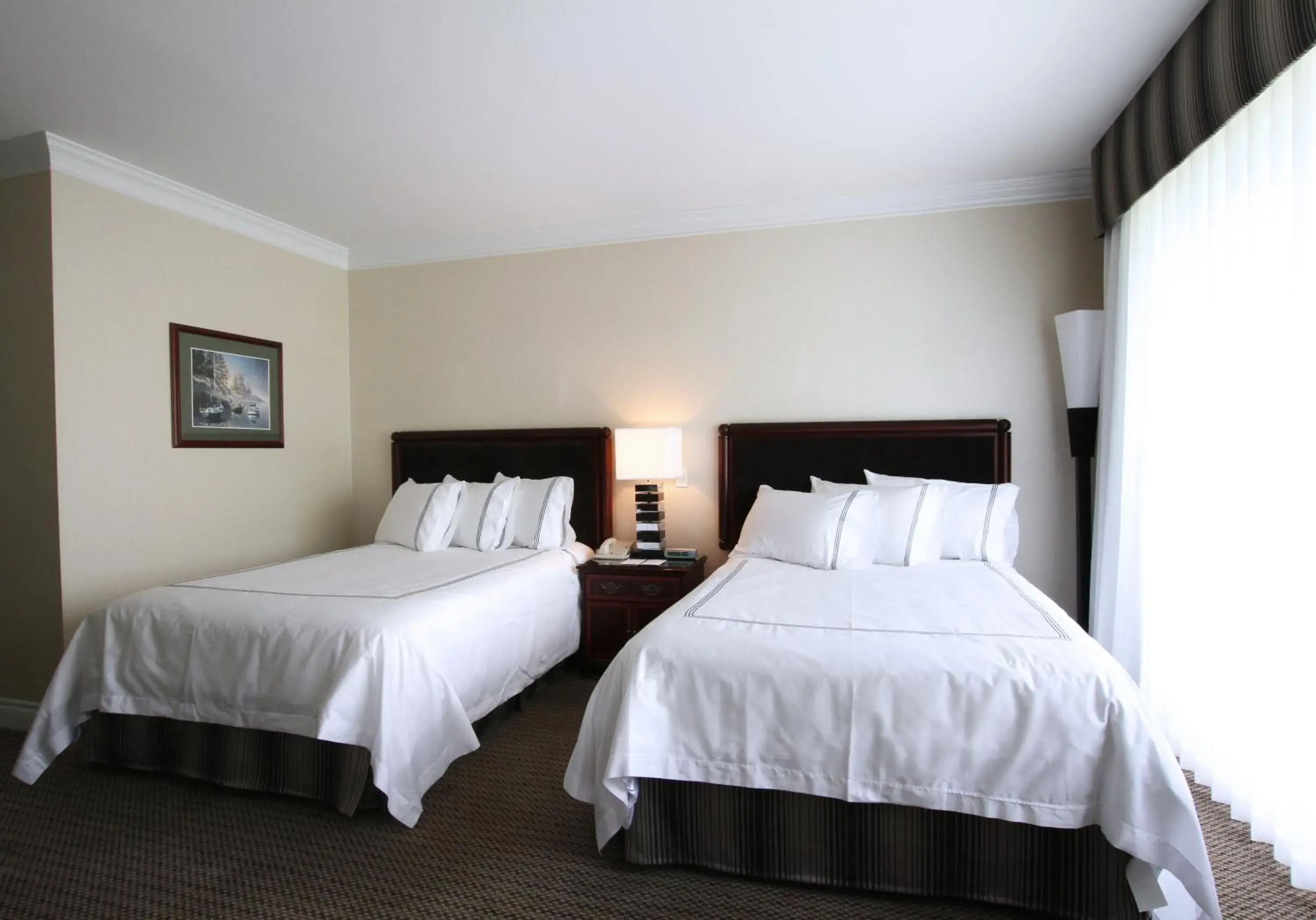 Bed in Granville Island Hotel Bed in Granville Island Hotel