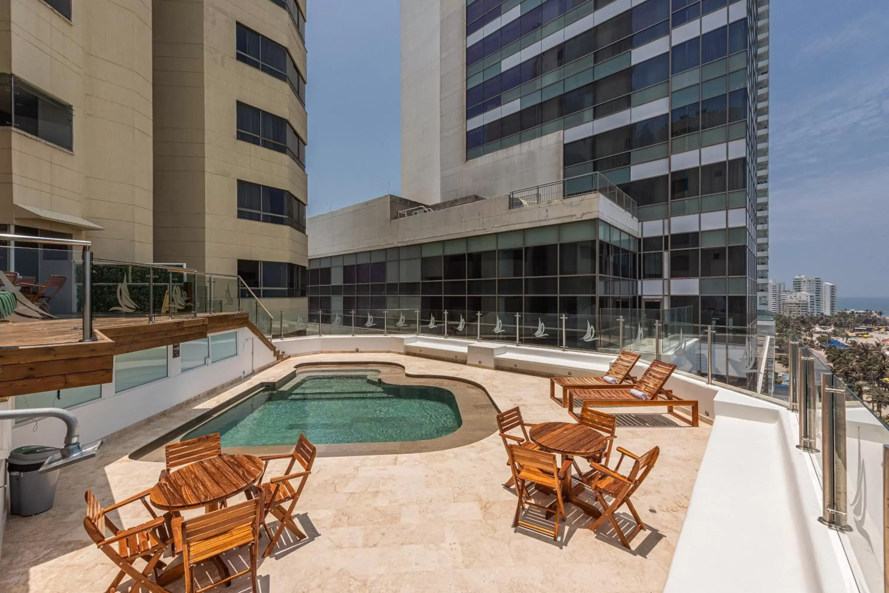 Pool view, Swimming Pool in Hotel Regatta Cartagena