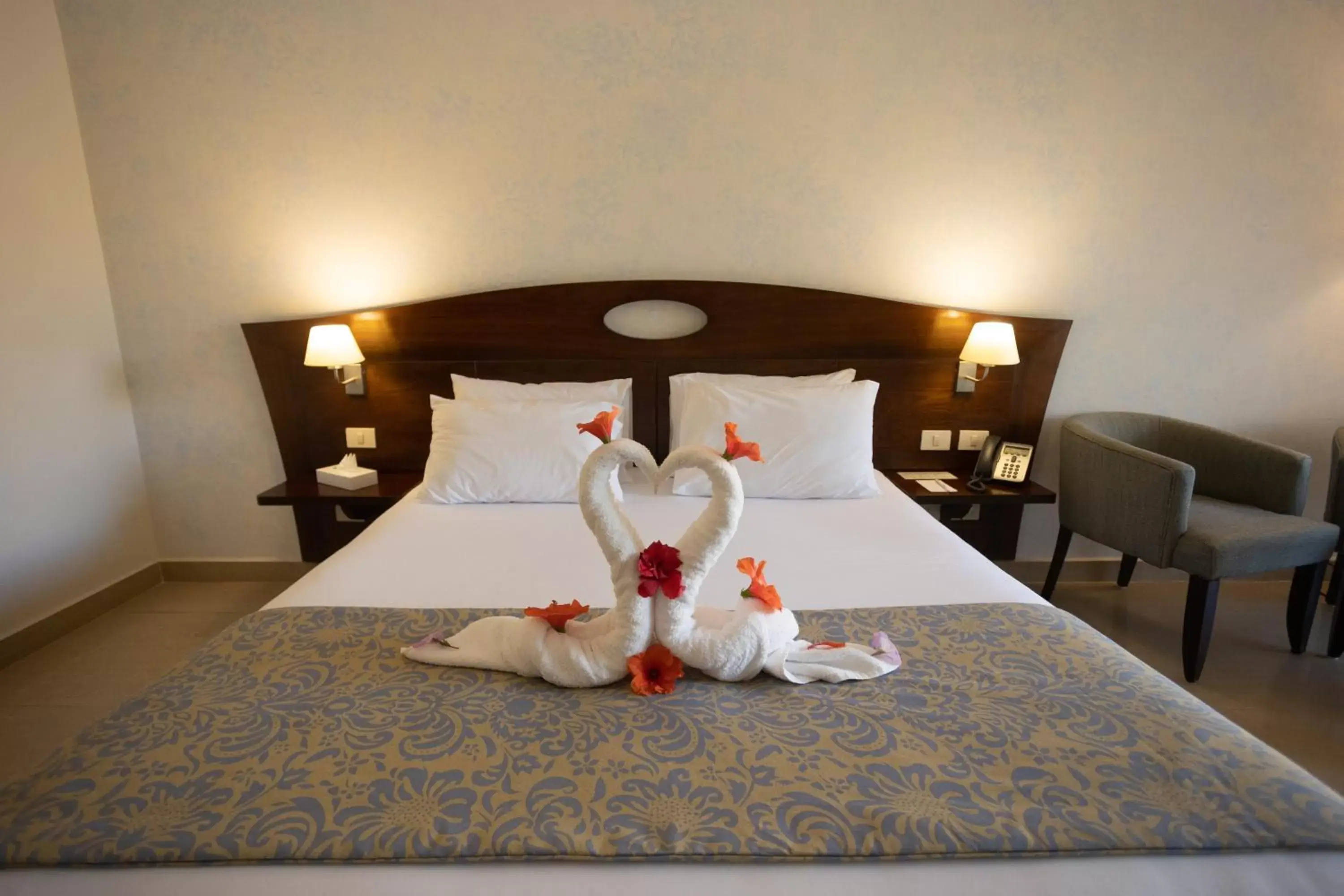 Bed in Stella Gardens Resort & Spa, Makadi Bay