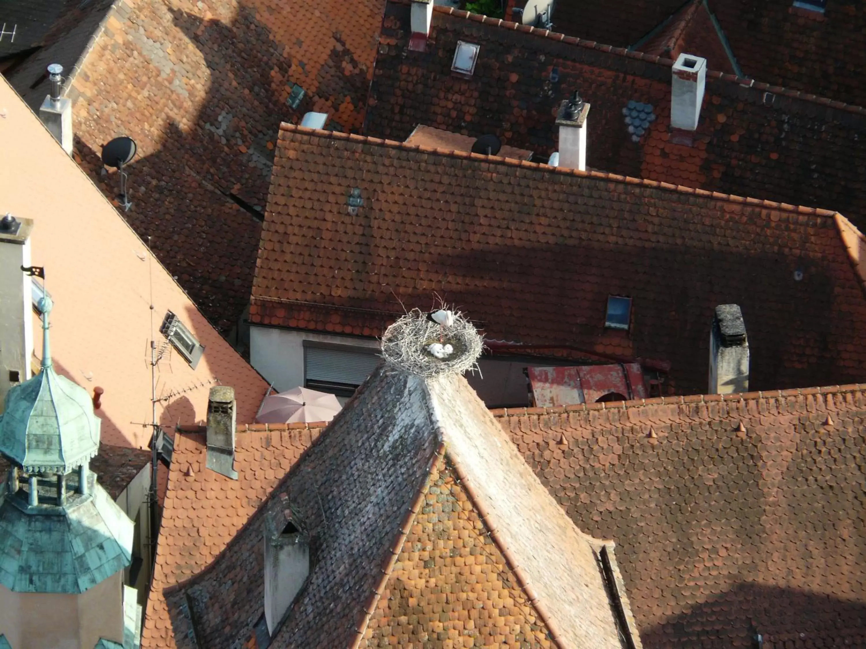 Bird's eye view in Romantik Hotel Markusturm