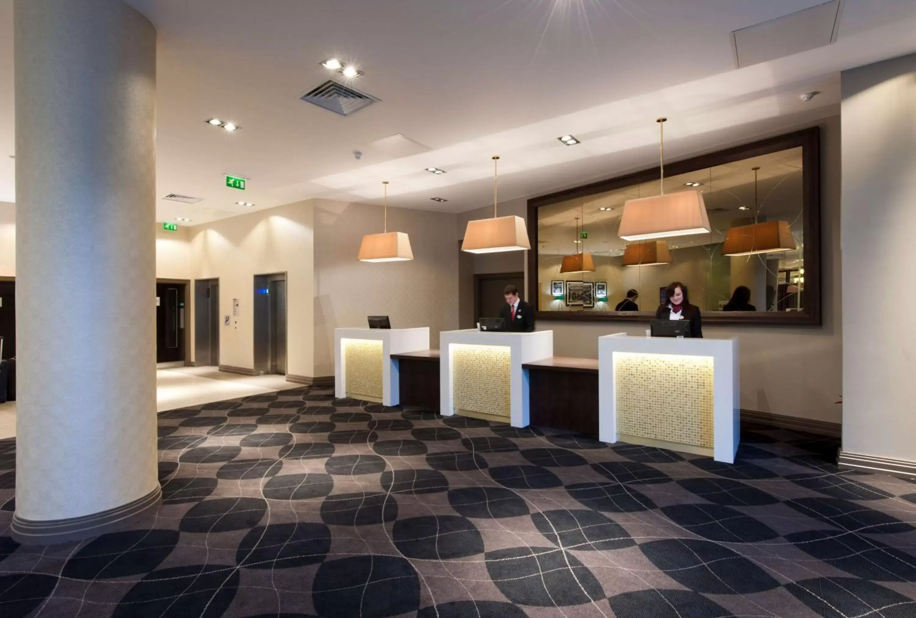 Lobby or reception in Doubletree by Hilton Edinburgh City Centre