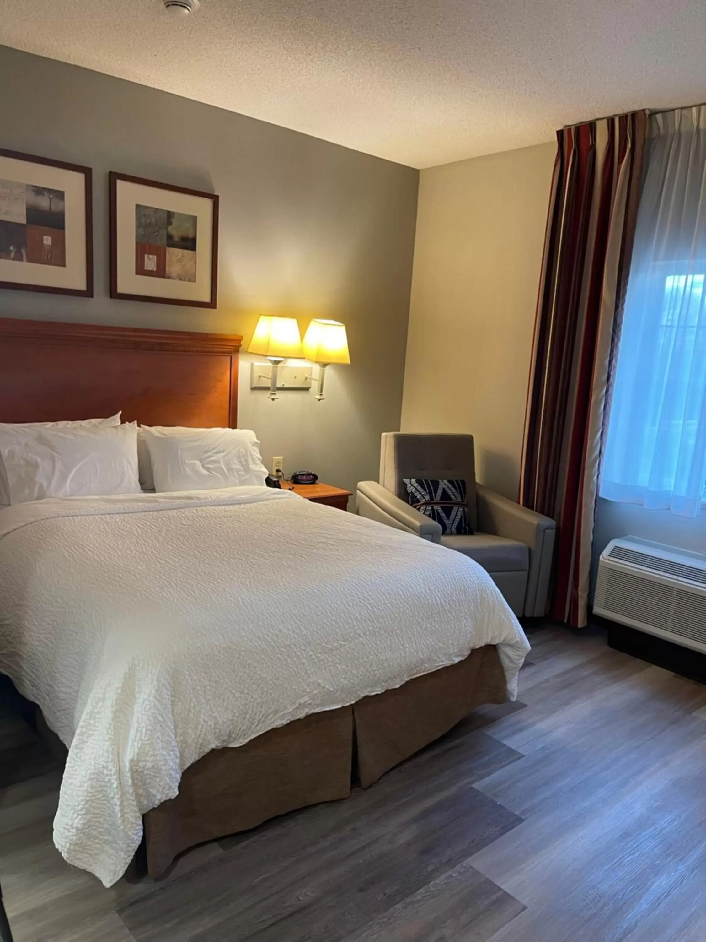 Bed in Candlewood Suites Bordentown-Trenton, an IHG Hotel