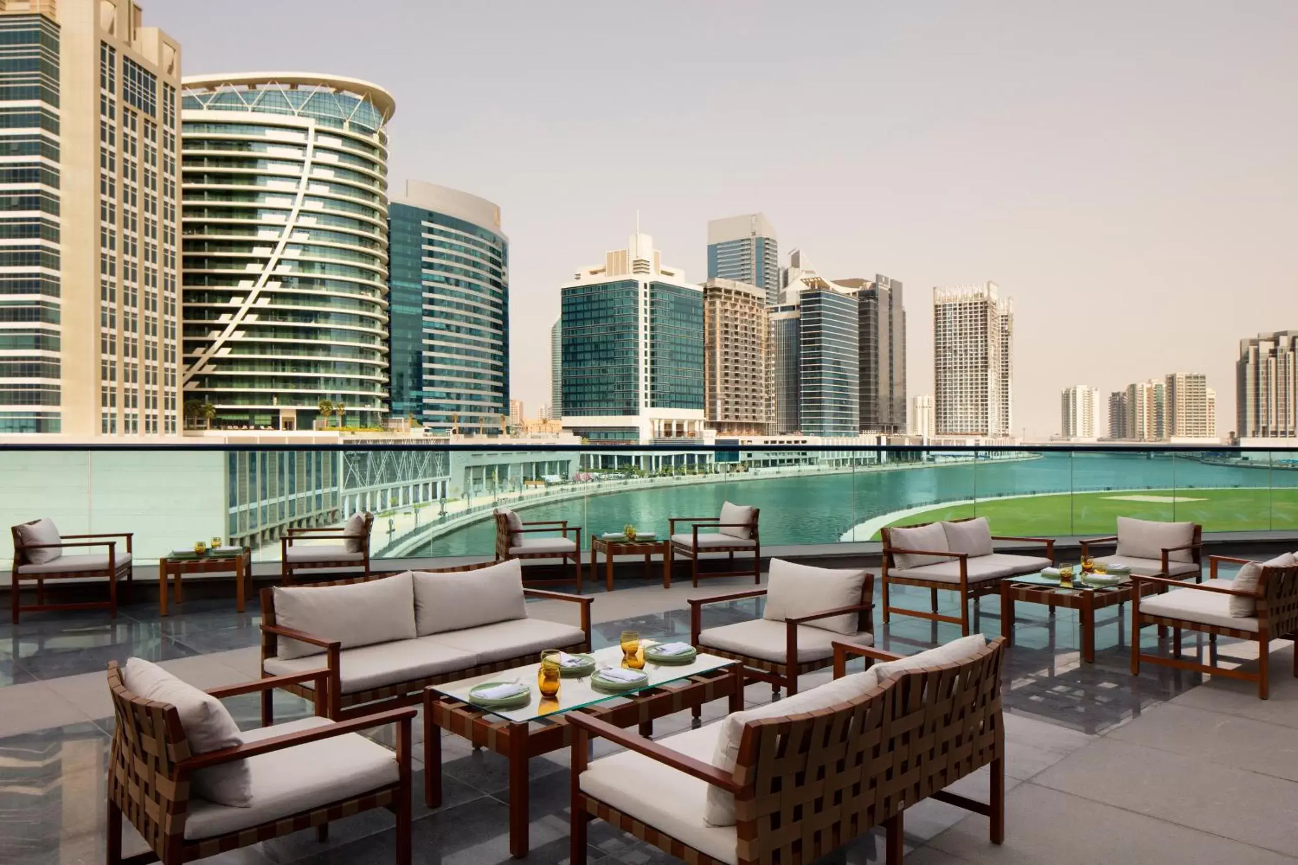 Patio in Radisson Blu Hotel, Dubai Waterfront