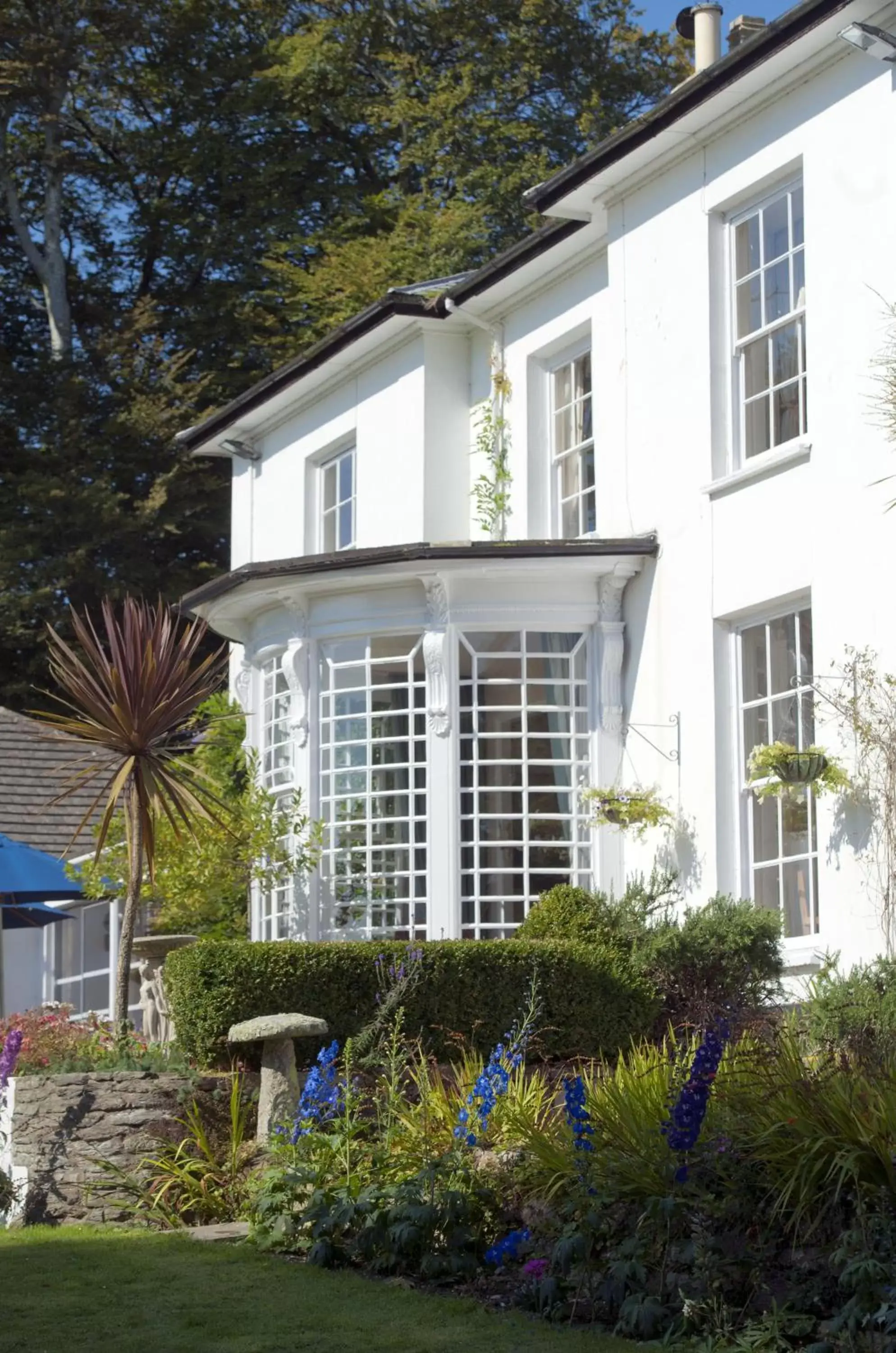 Garden, Property Building in Penmere Manor Hotel
