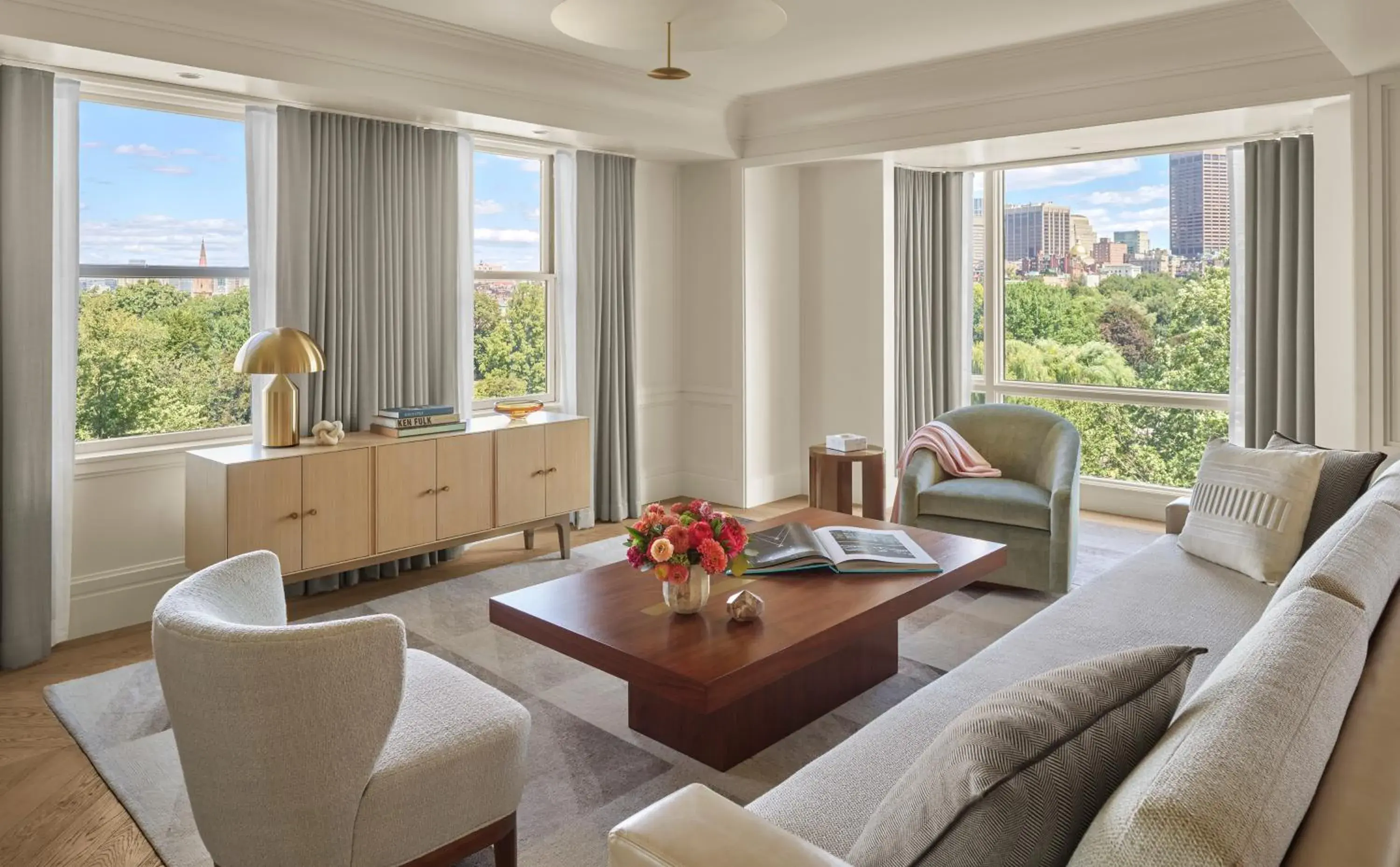 Living room, Seating Area in The Newbury Boston