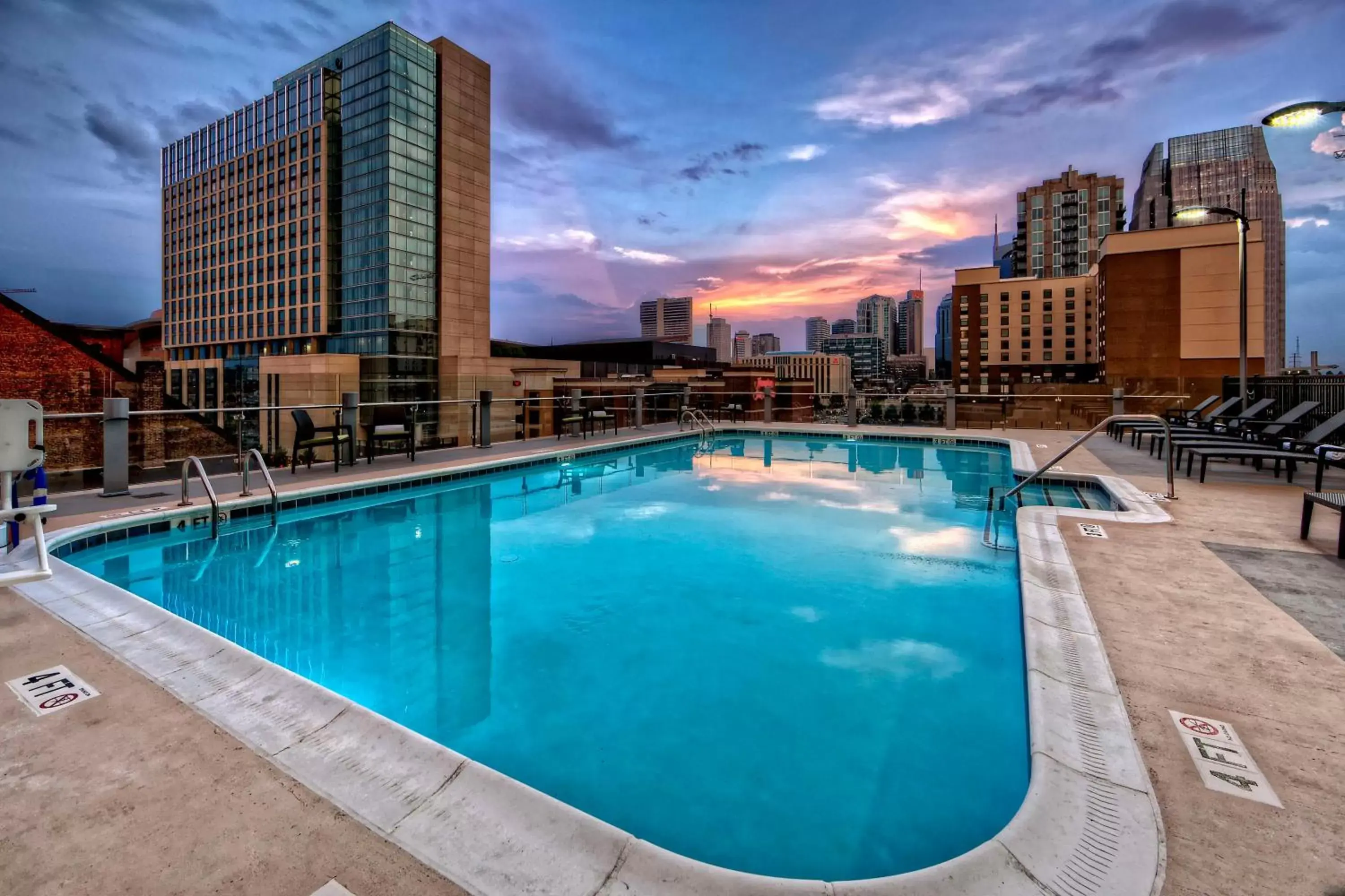 Pool view, Swimming Pool in Hilton Garden Inn Nashville Downtown/Convention Center