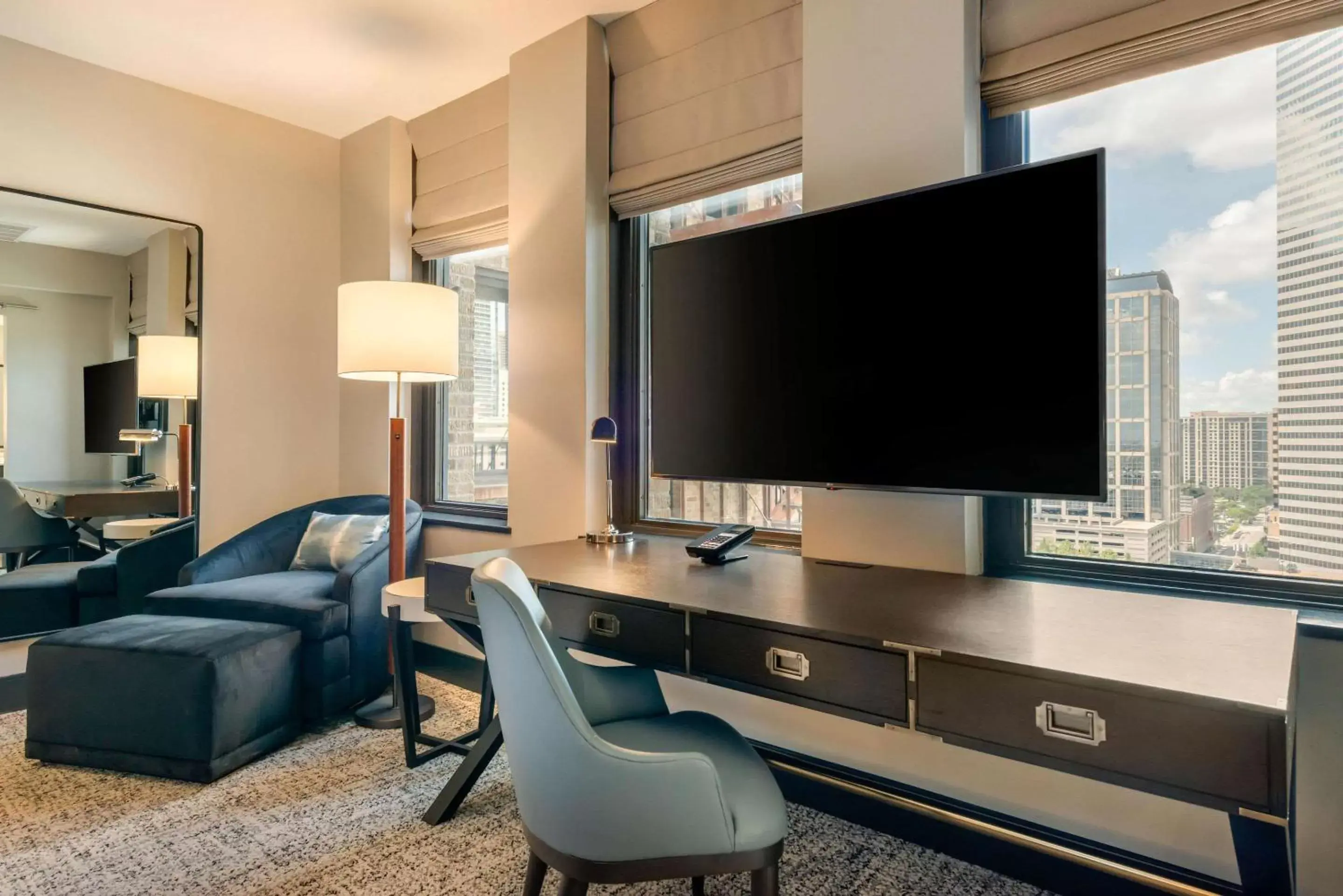 Photo of the whole room, TV/Entertainment Center in Cambria Hotel Houston Downtown Convention Center