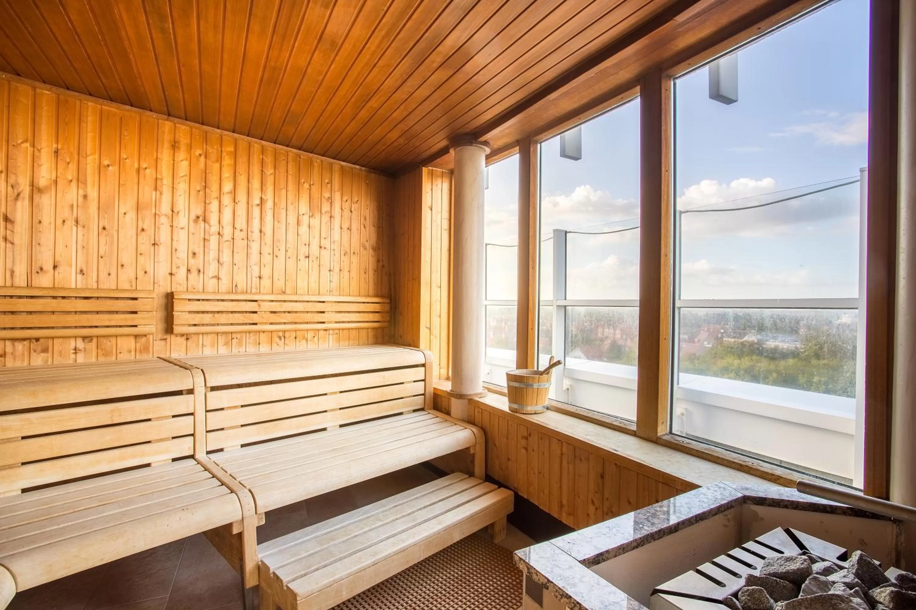 Sauna in Hotel Fährhaus