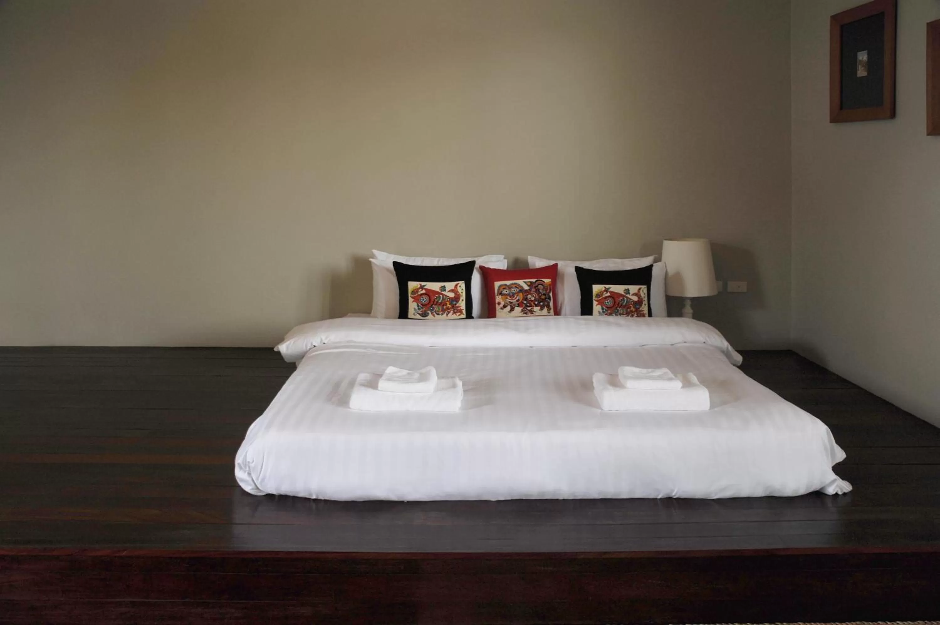Bed in Villa Bangkok