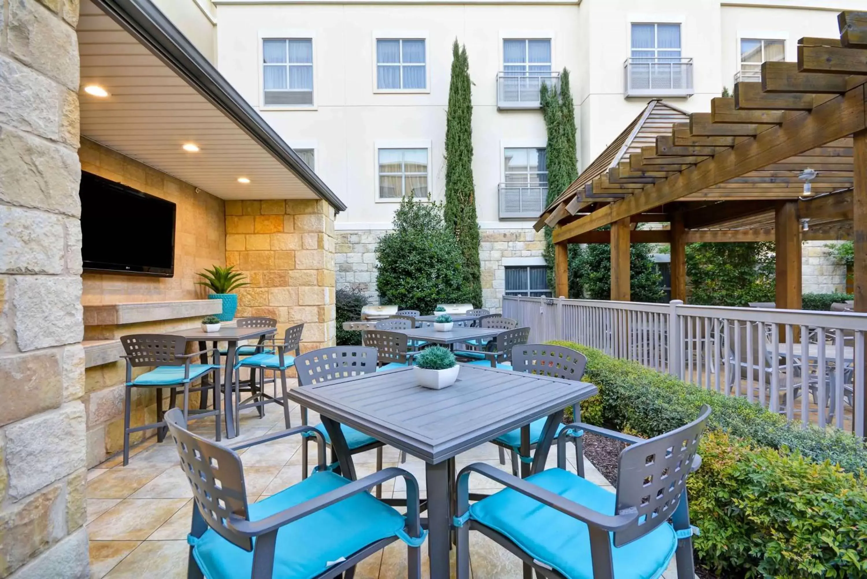 Patio in Homewood Suites Dallas-Frisco