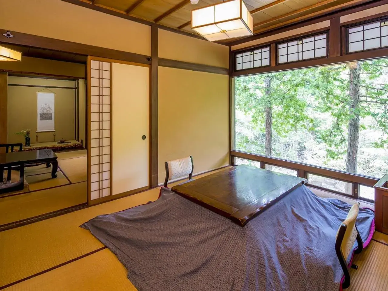 Bed in Wanosato Ryokan