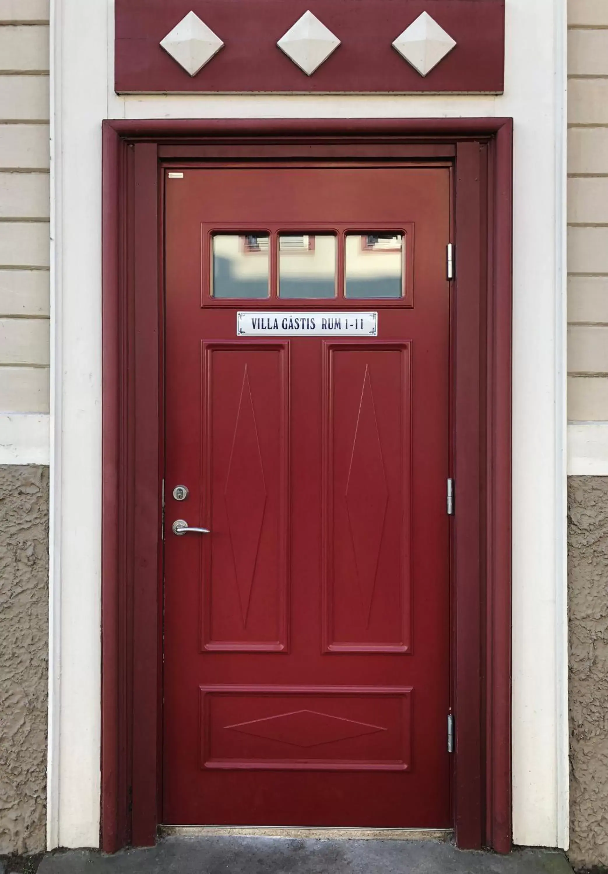 Facade/entrance in Hotell Gästis