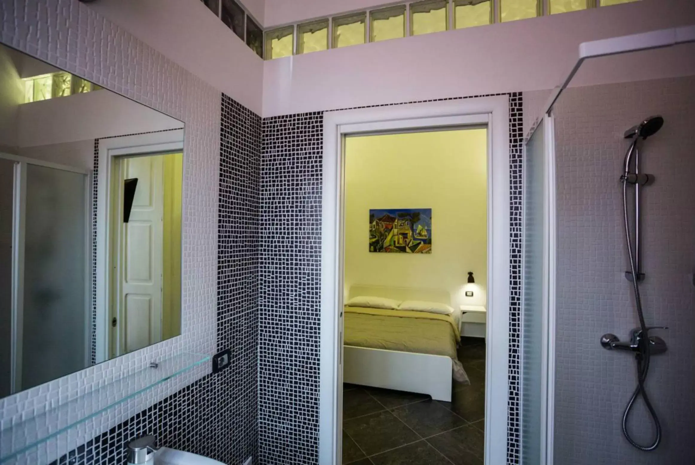Bathroom, Bed in Casa Retro'