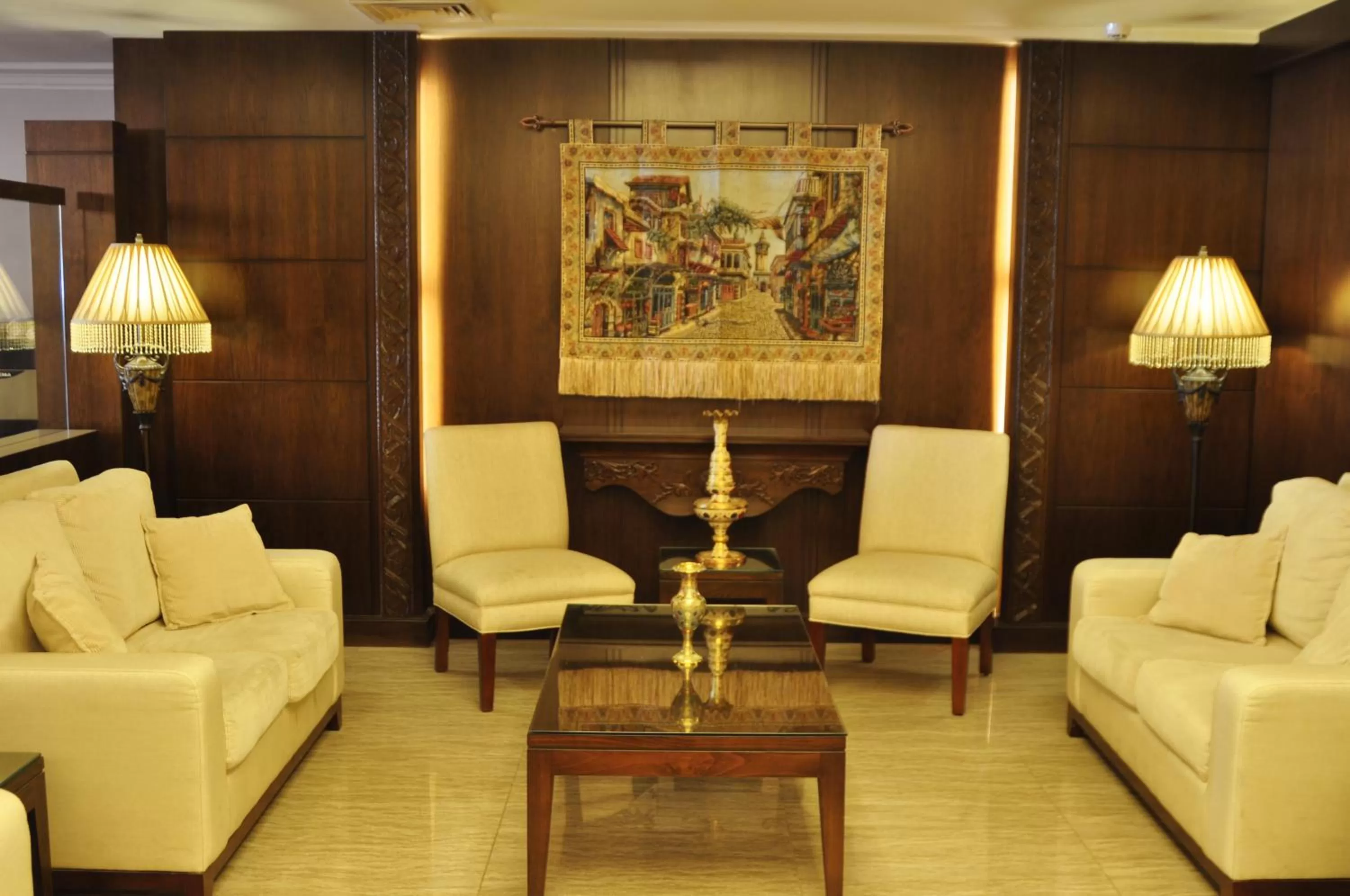 Lobby or reception in Al Zaitouna Hotel