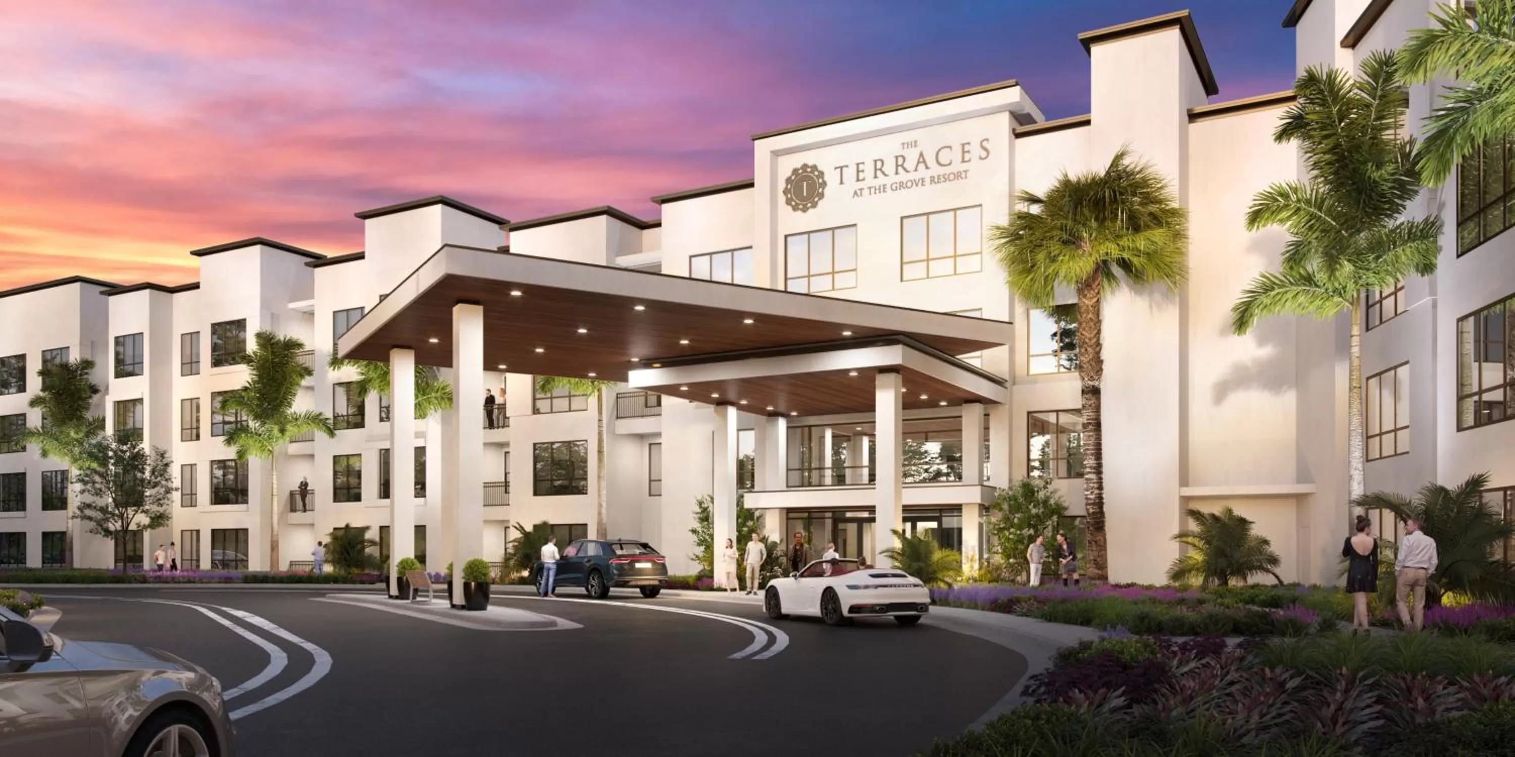 Property building in The Grove Resort & Water Park Orlando