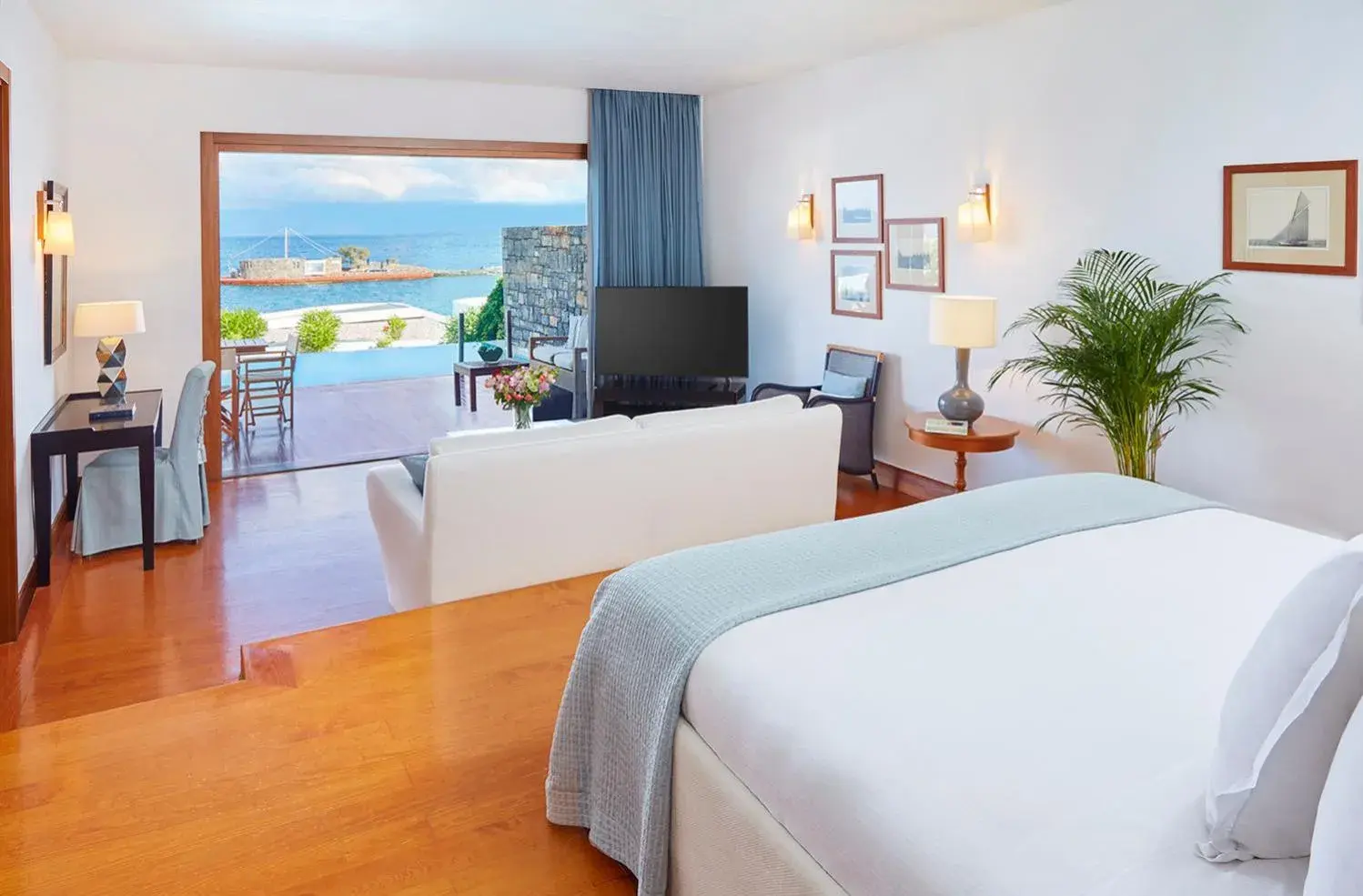 Sea view in Elounda Beach Hotel & Villas, a Member of the Leading Hotels of the World