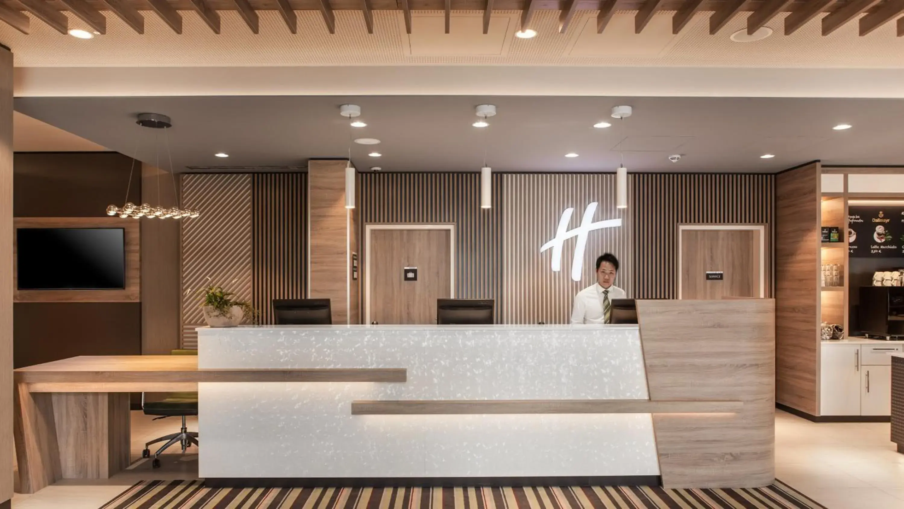 Property building, Lobby/Reception in Holiday Inn Munich - City East, an IHG Hotel Property building, Lobby/Reception in Holiday Inn Munich - City East, an IHG Hotel