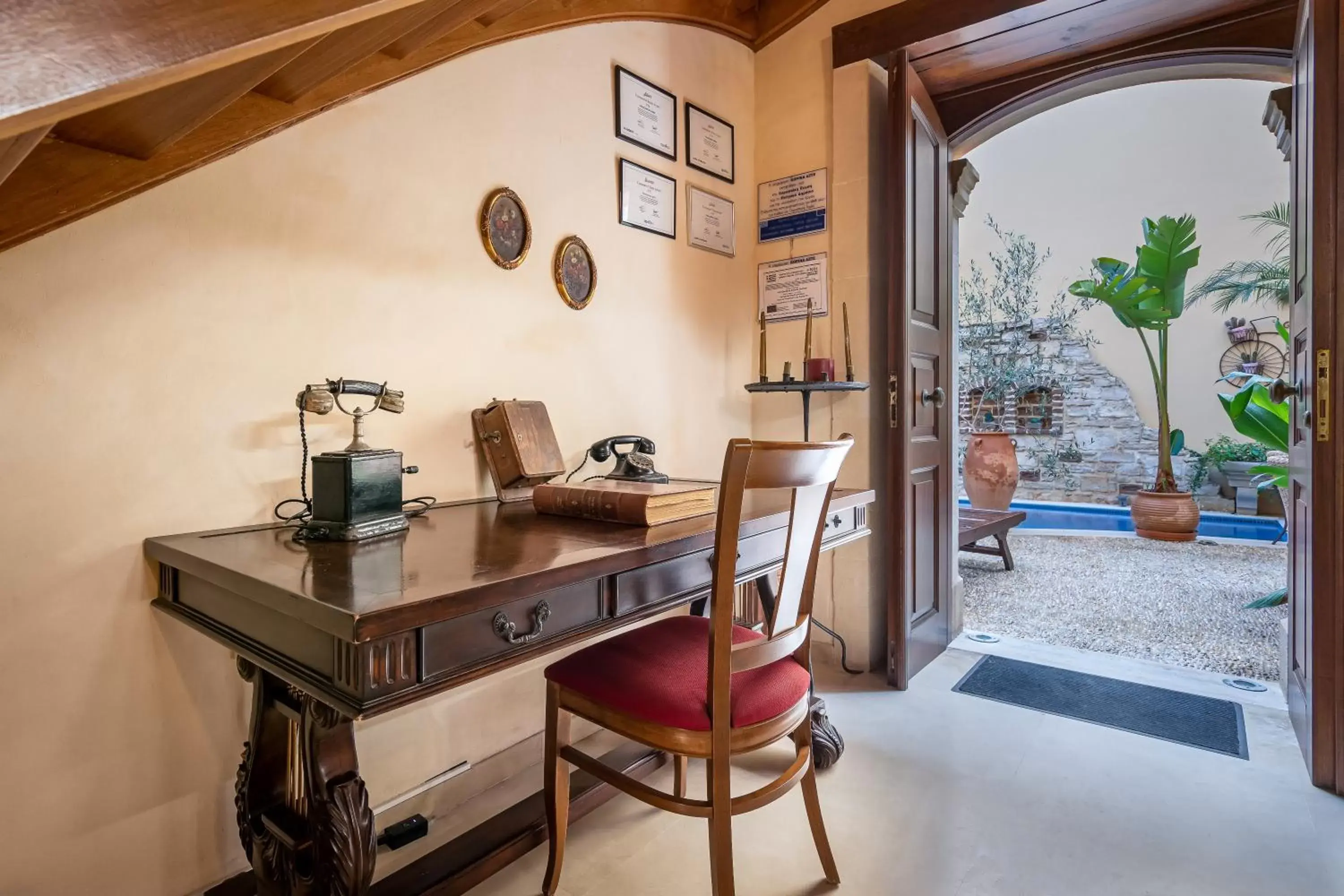 Lobby or reception in Palazzino Di Corina