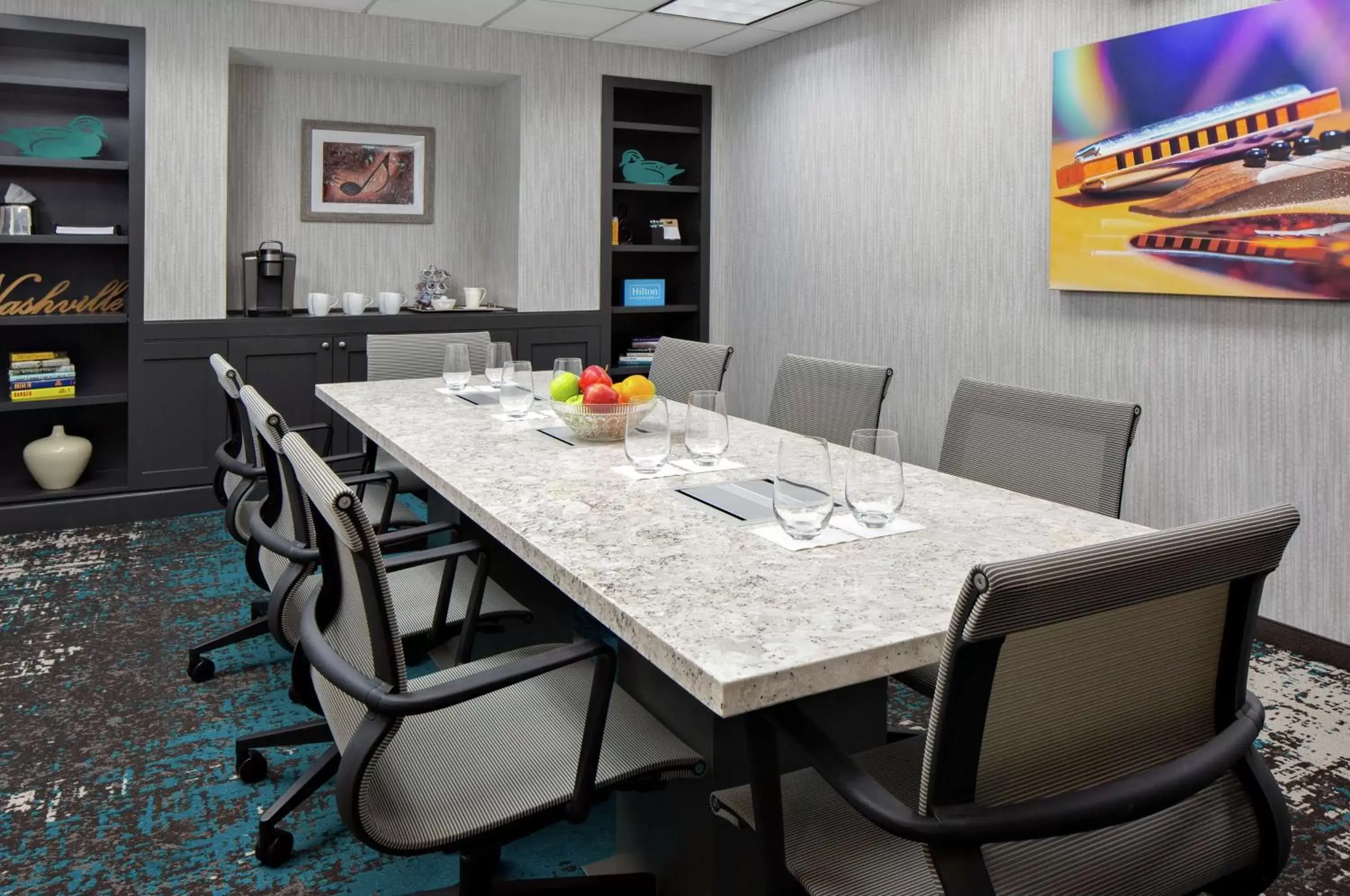 Meeting/conference room, Restaurant/Places to Eat in Homewood Suites by Hilton Nashville Downtown